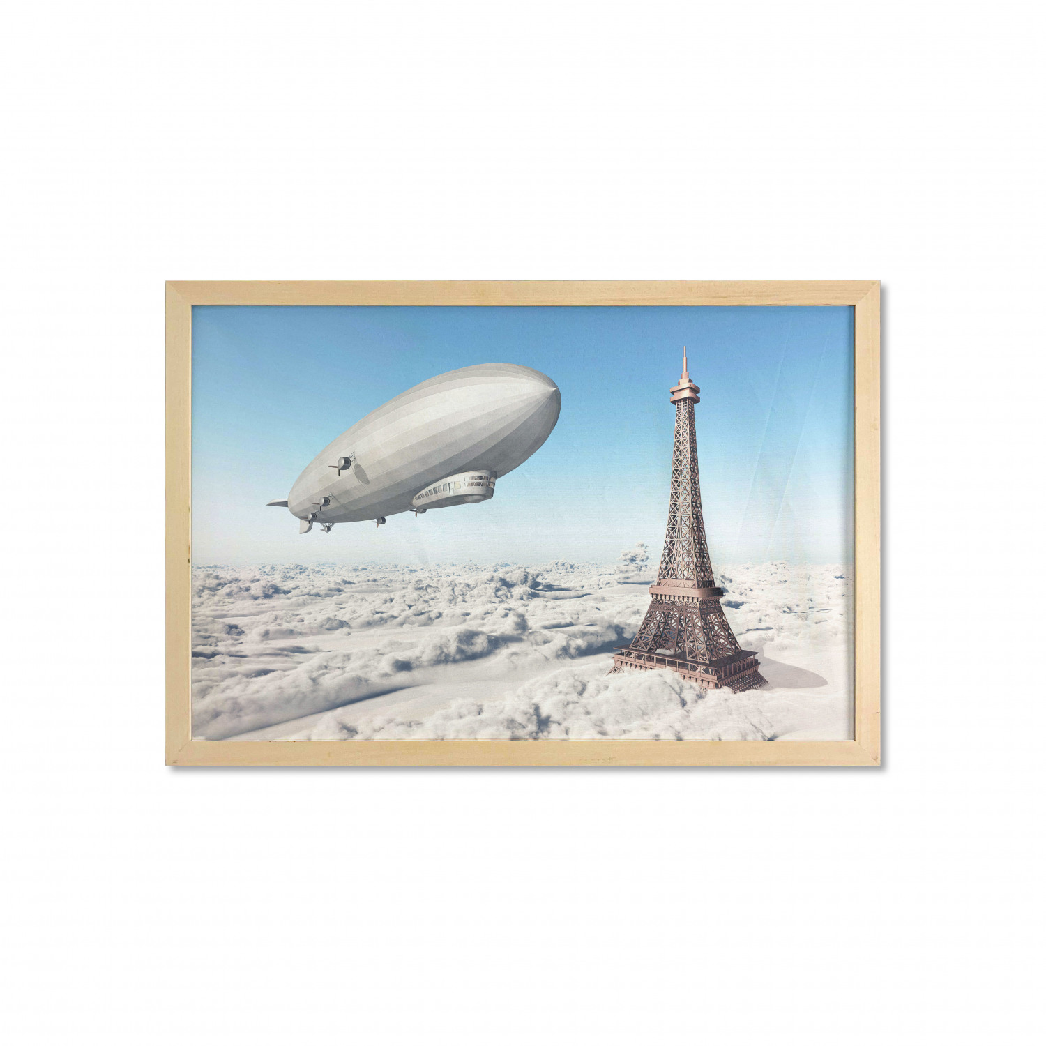 Ambesonne Paris Wall Art with Wide Frame for Bathrooms Living Room - Picture 64 of 121