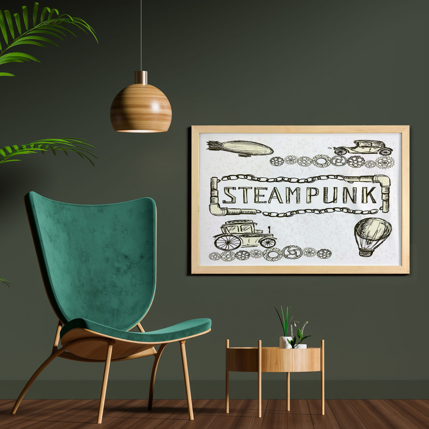 Ambesonne Vintage Themed Wall Art with Wide Frame for Bathrooms Living Room - Picture 111 of 123