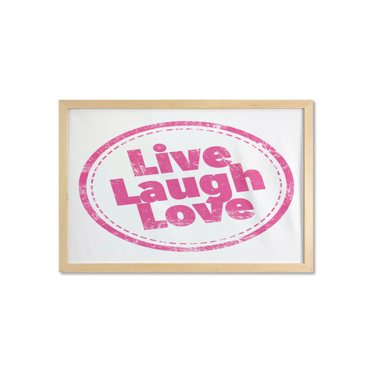 Ambesonne Live Laugh Love Place Mats Set of 4, Simplistic Inspir 並行輸入品 : Ambesonne Live Laugh Love Place Mats Set of 4