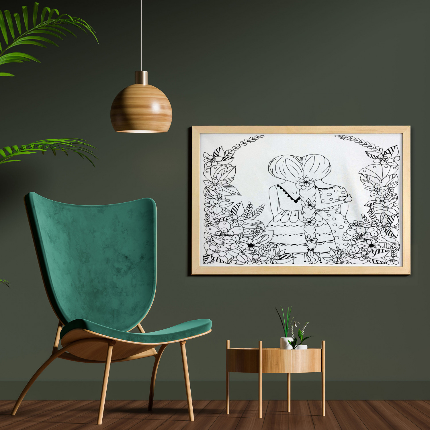 Ambesonne Hipster Wall Art with Wide Frame for Bathrooms Living Room - Picture 79 of 123