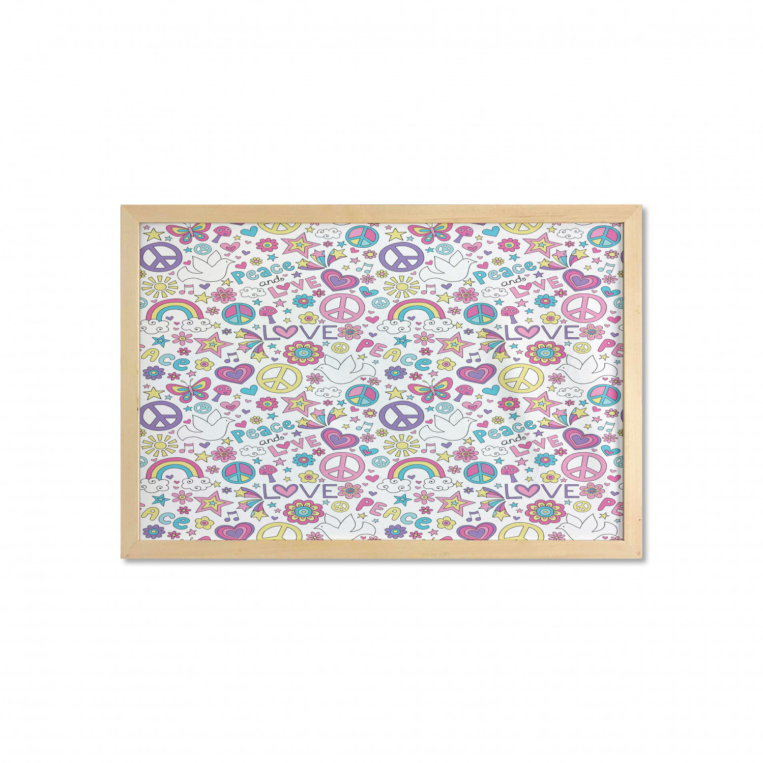 Ambesonne Hipster Wall Art with Wide Frame for Bathrooms Living Room - Picture 92 of 123