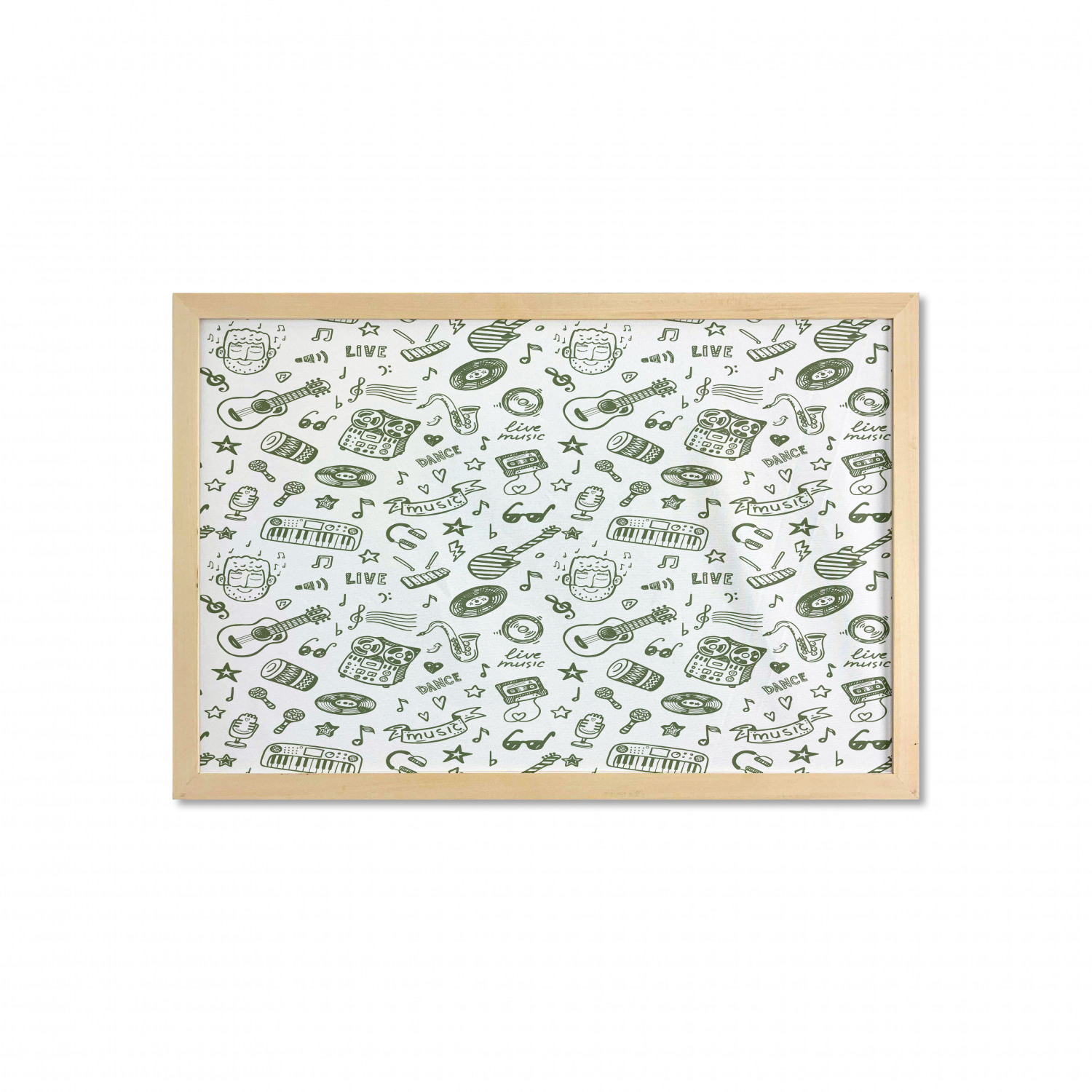 Ambesonne Hipster Wall Art with Wide Frame for Bathrooms Living Room - Picture 10 of 123