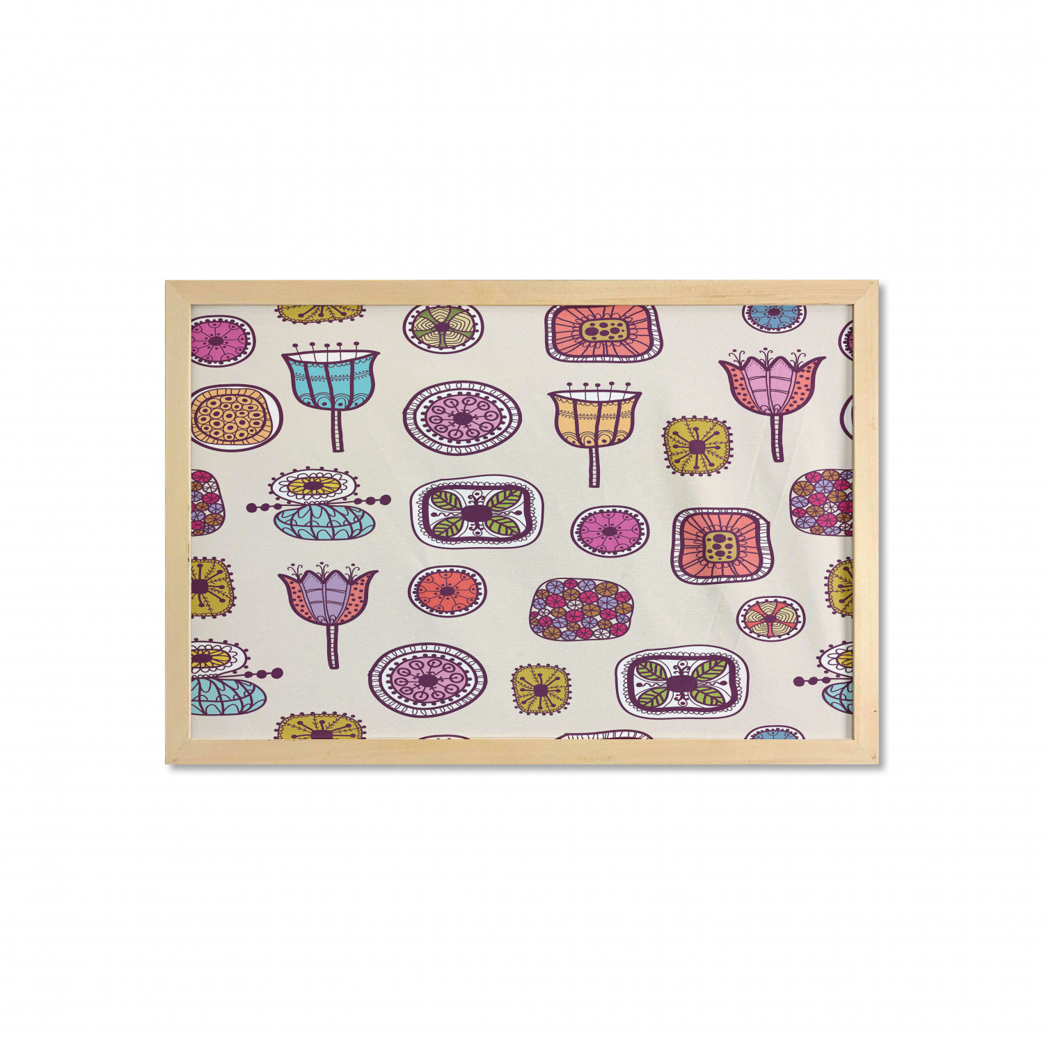 Ambesonne Hipster Wall Art with Wide Frame for Bathrooms Living Room - Picture 6 of 123