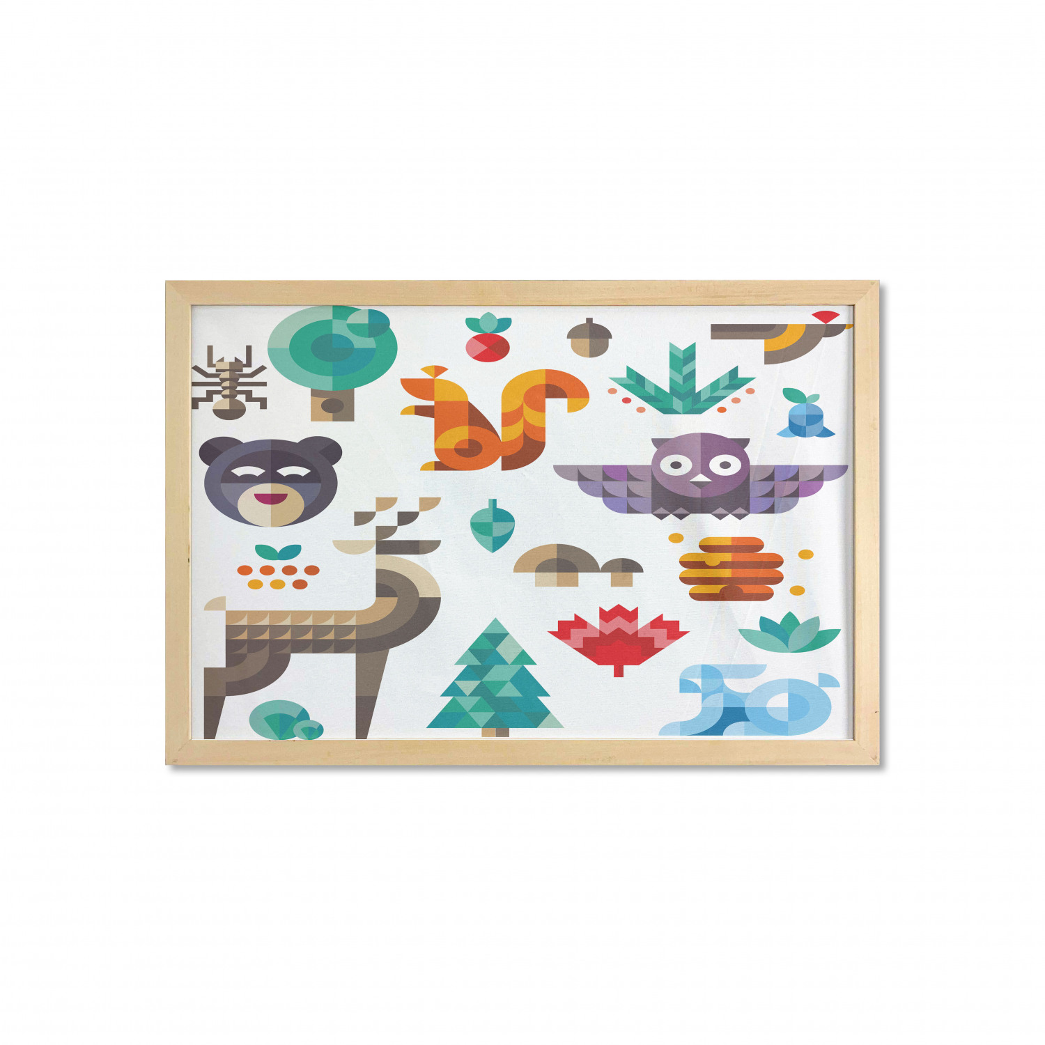 Ambesonne Bunny Wall Art with Wide Frame for Bathrooms Living Room - Picture 16 of 123