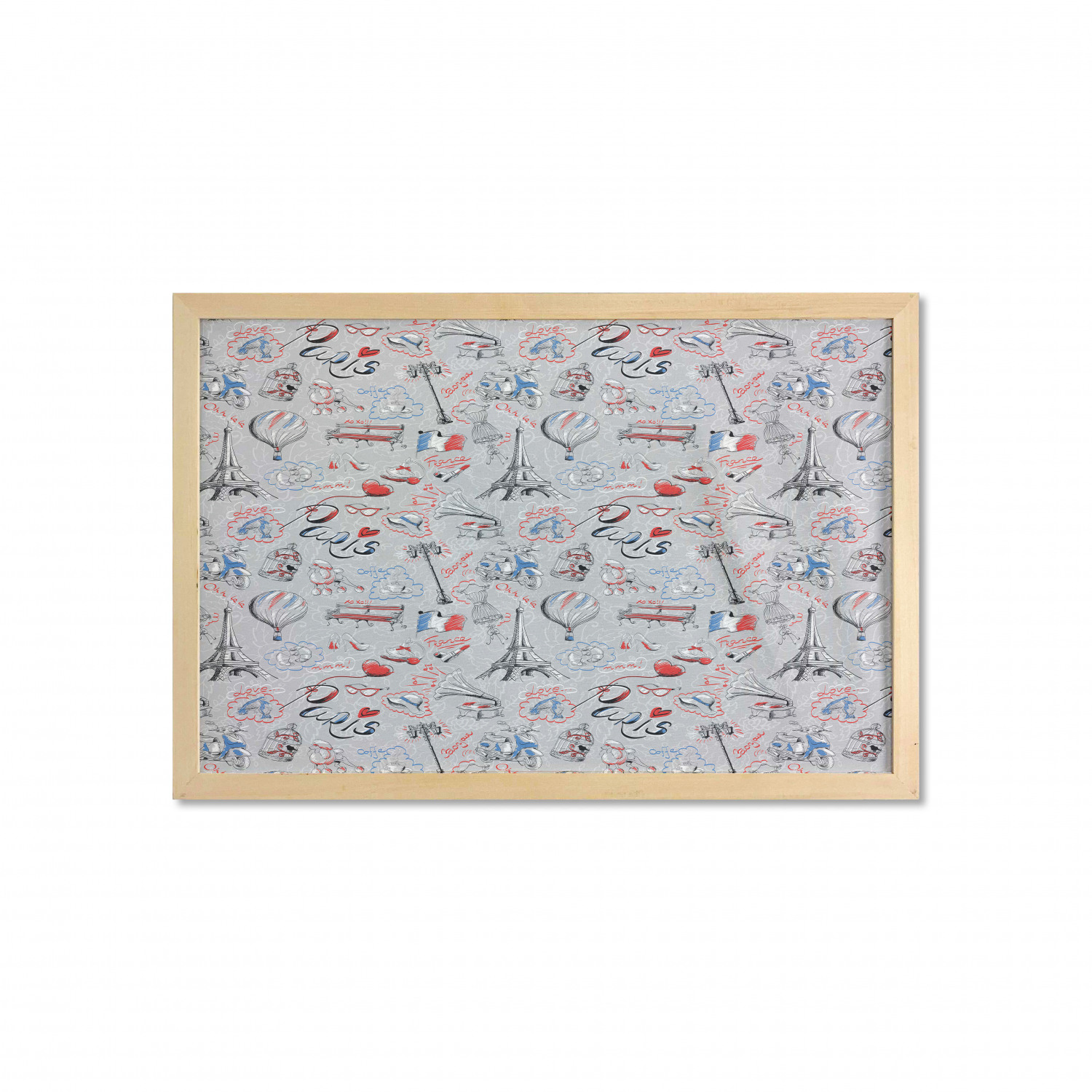Ambesonne Paris Wall Art with Wide Frame for Bathrooms Living Room - Picture 56 of 121