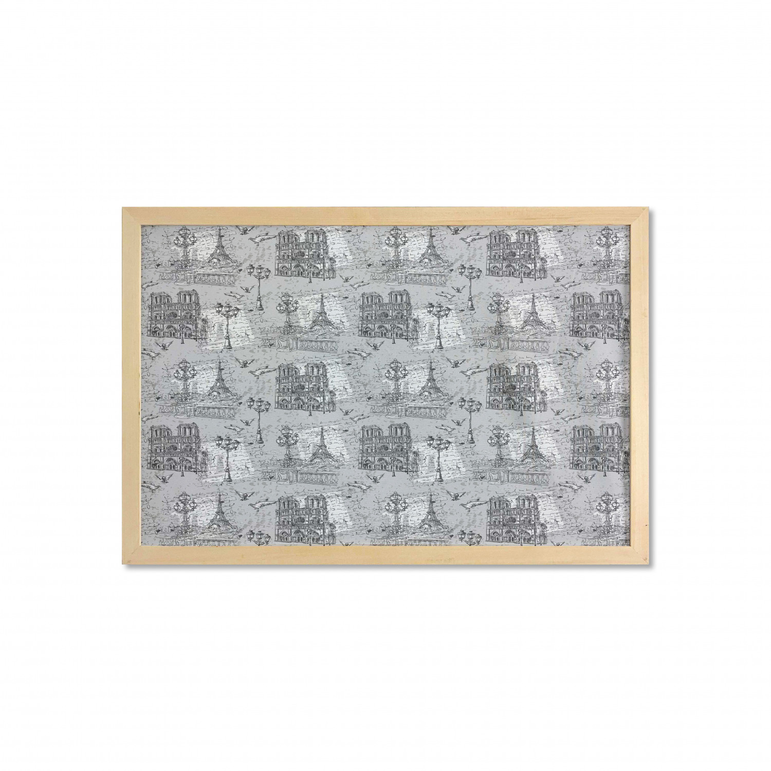 Ambesonne Paris Wall Art with Wide Frame for Bathrooms Living Room - Picture 98 of 121