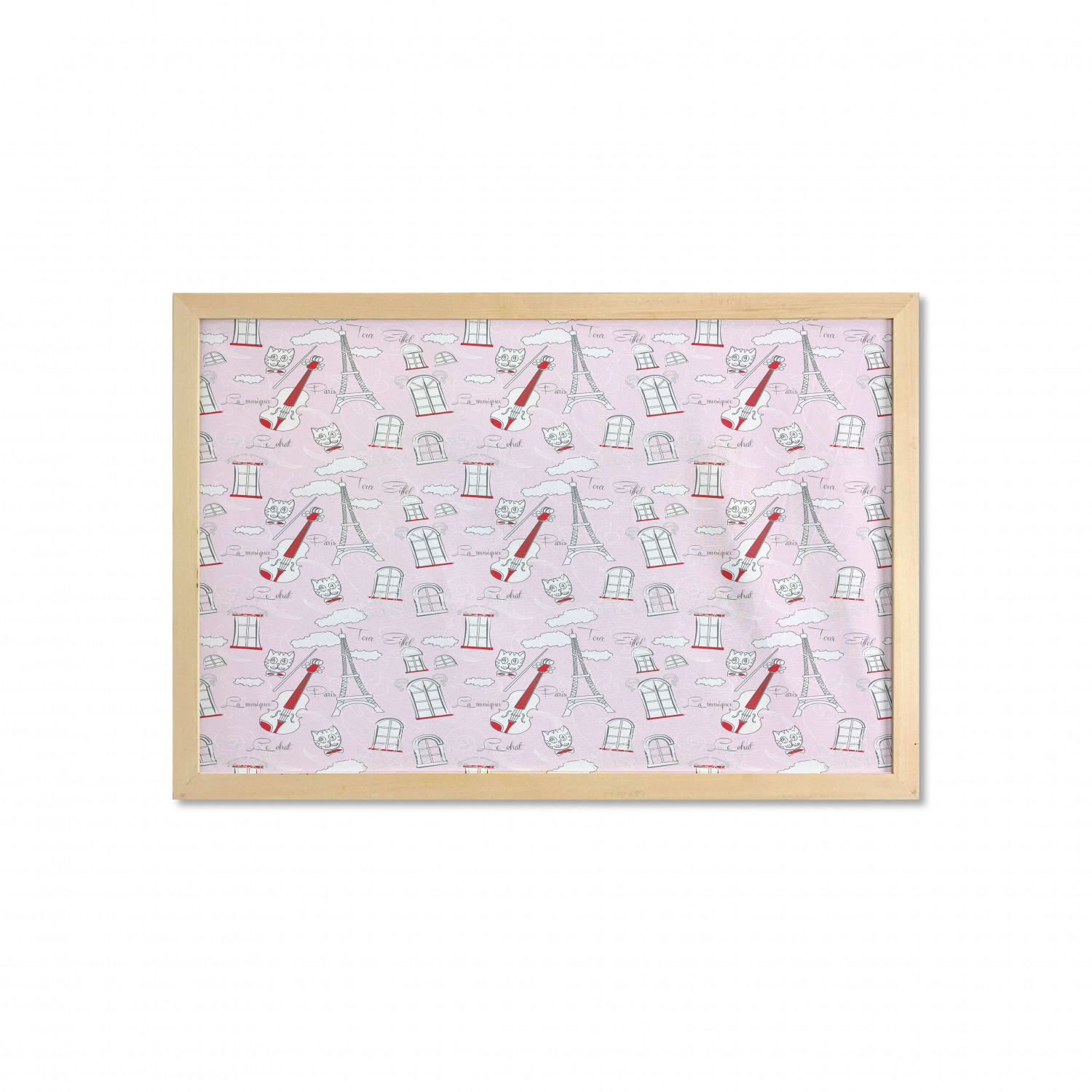Ambesonne Paris Wall Art with Wide Frame for Bathrooms Living Room - Picture 114 of 121