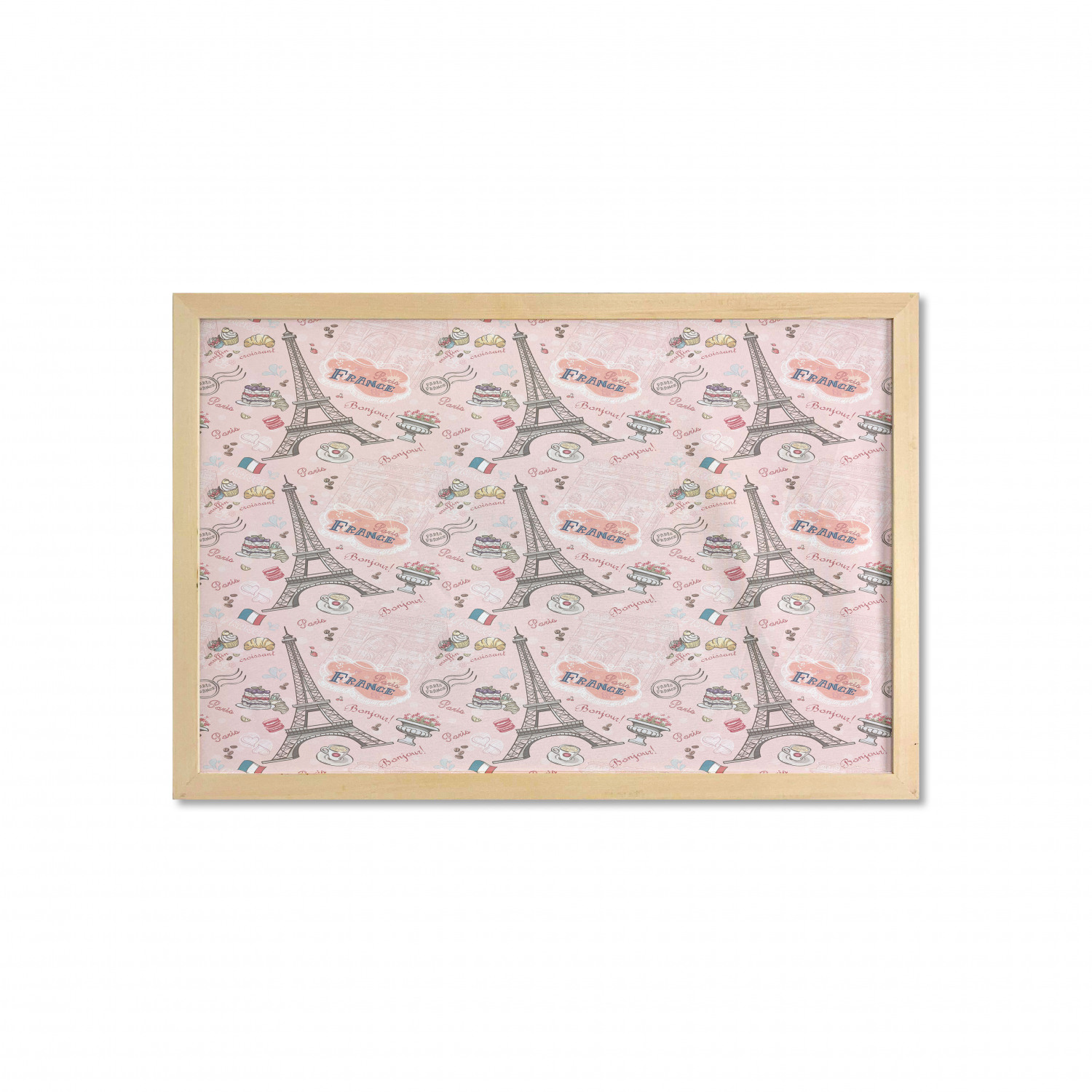 Ambesonne Paris Wall Art with Wide Frame for Bathrooms Living Room - Picture 20 of 121