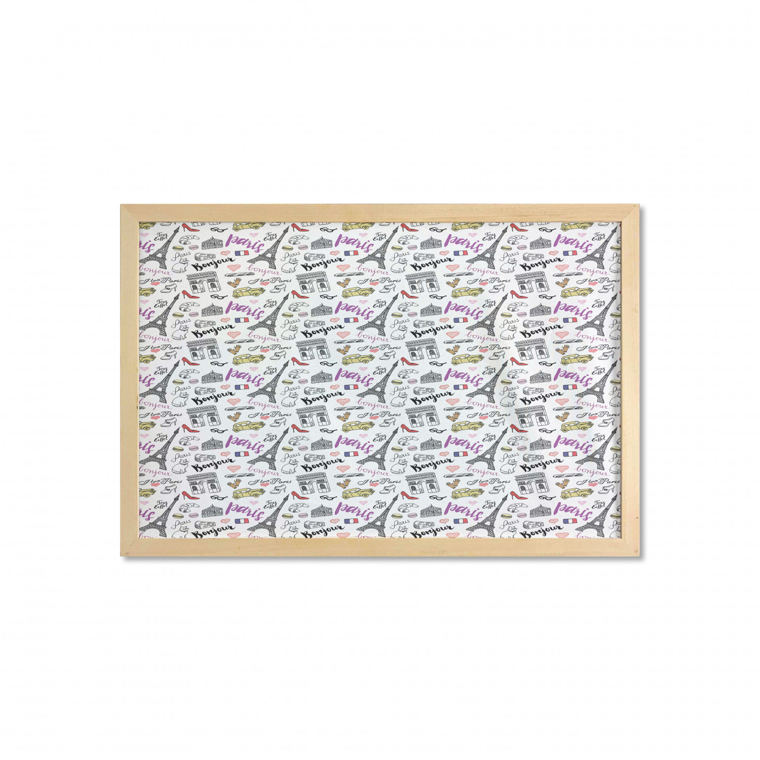 Ambesonne Paris Wall Art with Wide Frame for Bathrooms Living Room - Picture 54 of 121