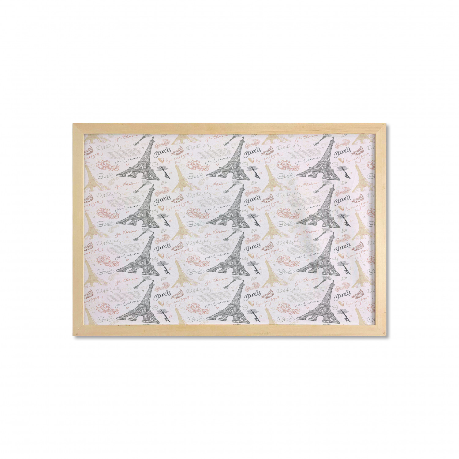 Ambesonne Paris Wall Art with Wide Frame for Bathrooms Living Room - Picture 86 of 121