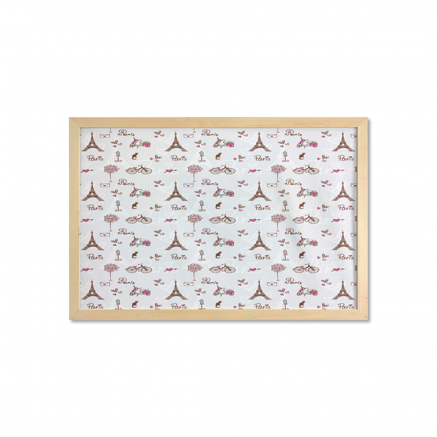 Ambesonne Paris Wall Art with Wide Frame for Bathrooms Living Room - Picture 12 of 121