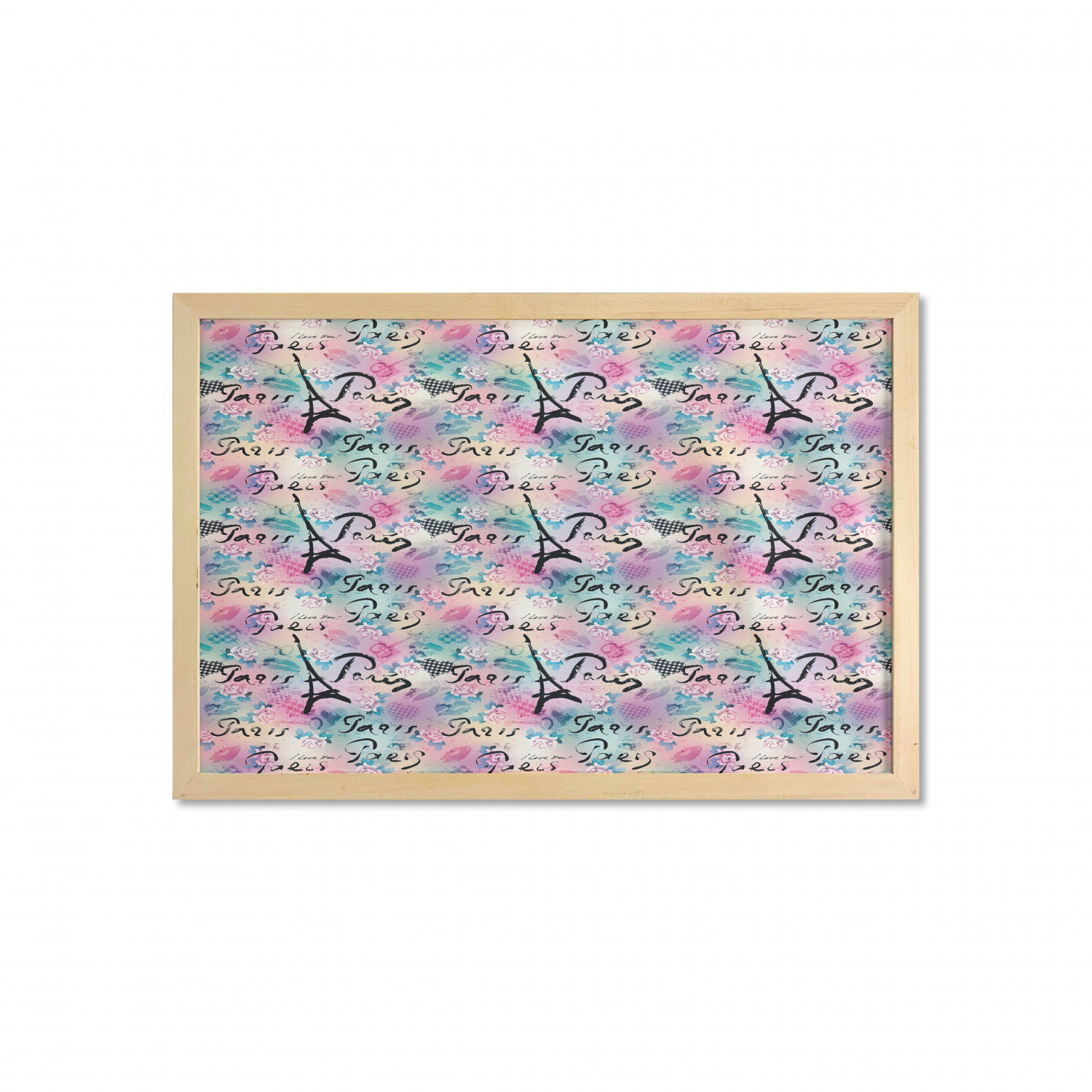 Ambesonne Paris Wall Art with Wide Frame for Bathrooms Living Room - Picture 96 of 121
