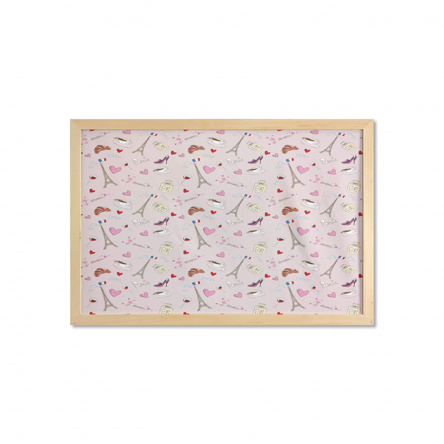 Ambesonne Paris Wall Art with Wide Frame for Bathrooms Living Room - Picture 62 of 121