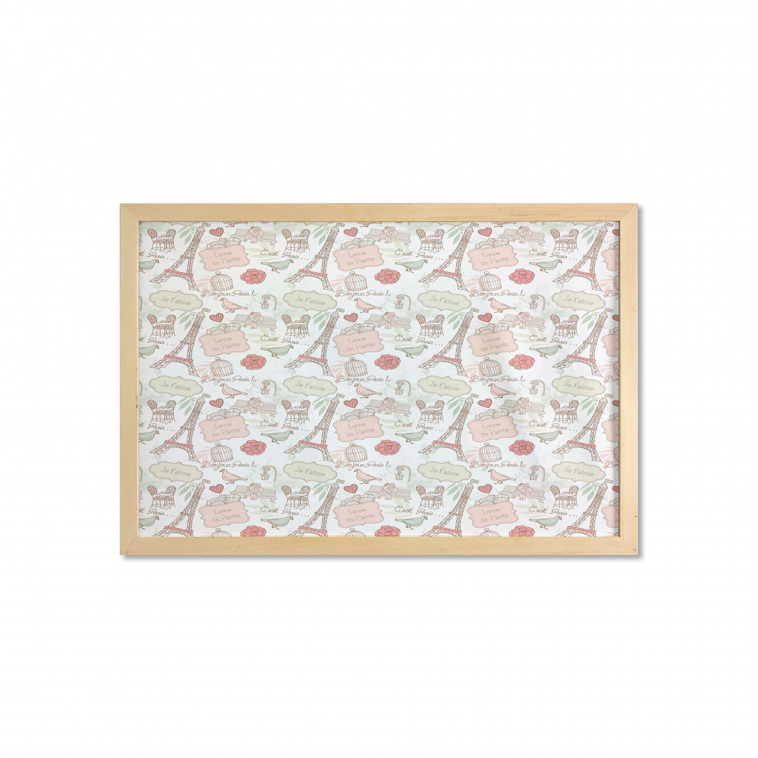 Ambesonne Paris Wall Art with Wide Frame for Bathrooms Living Room - Picture 82 of 121