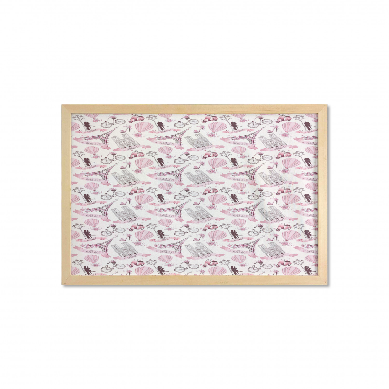Ambesonne Paris Wall Art with Wide Frame for Bathrooms Living Room - Picture 76 of 121