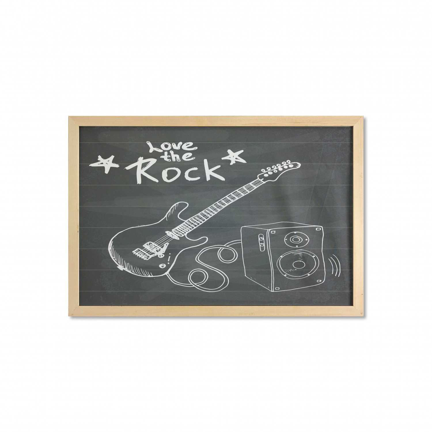 Ambesonne Guitar Wall Art with Wide Frame for Bathrooms Living Room - Picture 66 of 123