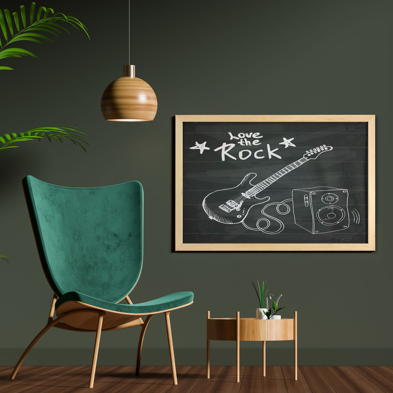 Ambesonne Guitar Wall Art with Wide Frame for Bathrooms Living Room - Picture 67 of 123