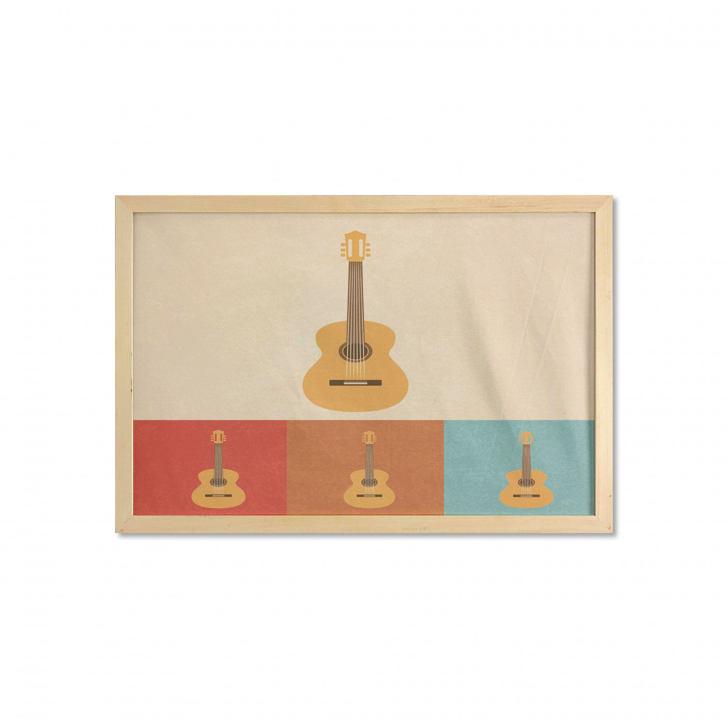 Ambesonne Guitar Wall Art with Wide Frame for Bathrooms Living Room - Picture 10 of 123