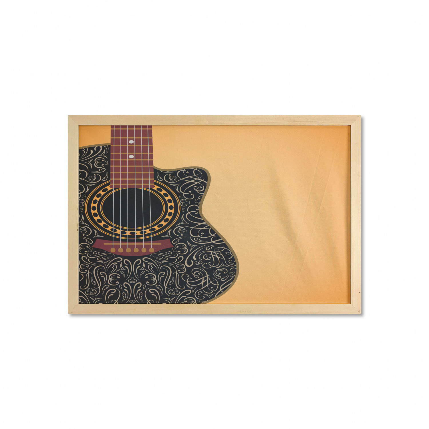 Ambesonne Guitar Wall Art with Wide Frame for Bathrooms Living Room - Picture 44 of 123