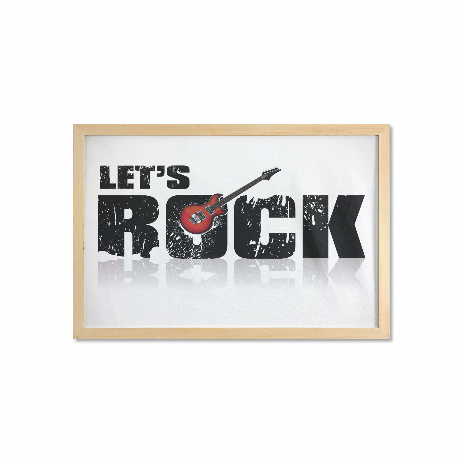 Ambesonne Guitar Wall Art with Wide Frame for Bathrooms Living Room - Picture 64 of 123
