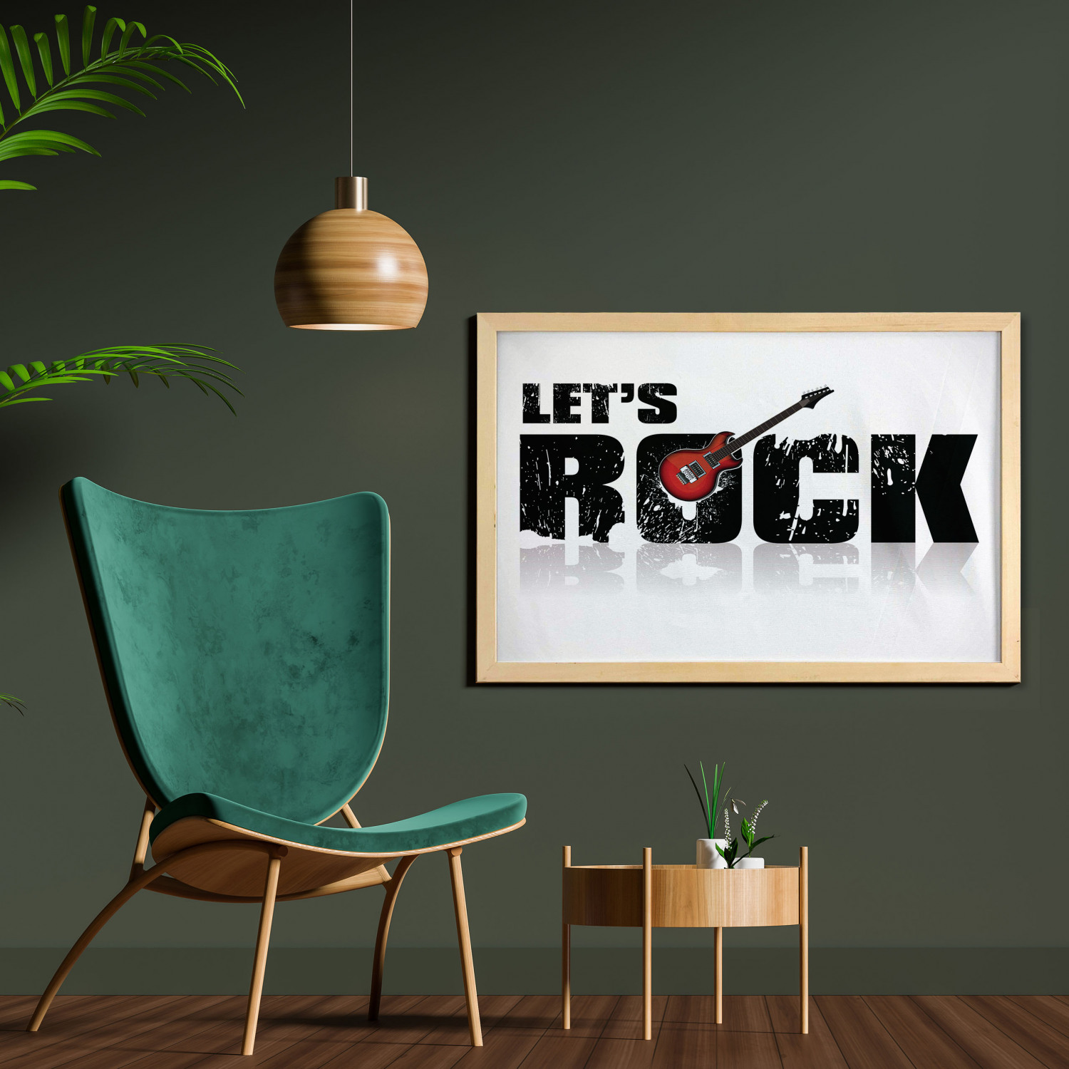 Ambesonne Guitar Wall Art with Wide Frame for Bathrooms Living Room - Picture 65 of 123