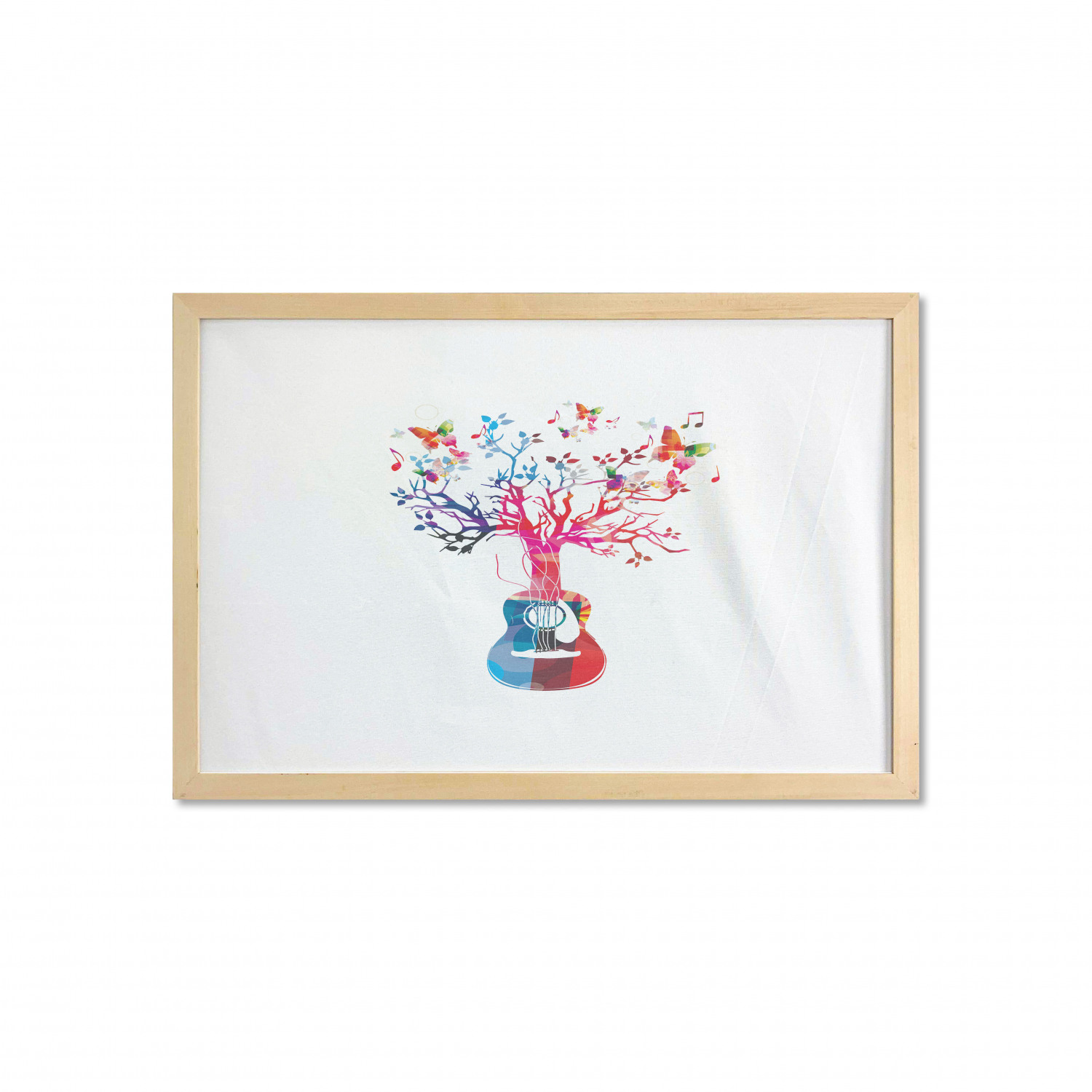 Ambesonne Guitar Wall Art with Wide Frame for Bathrooms Living Room - Picture 114 of 123