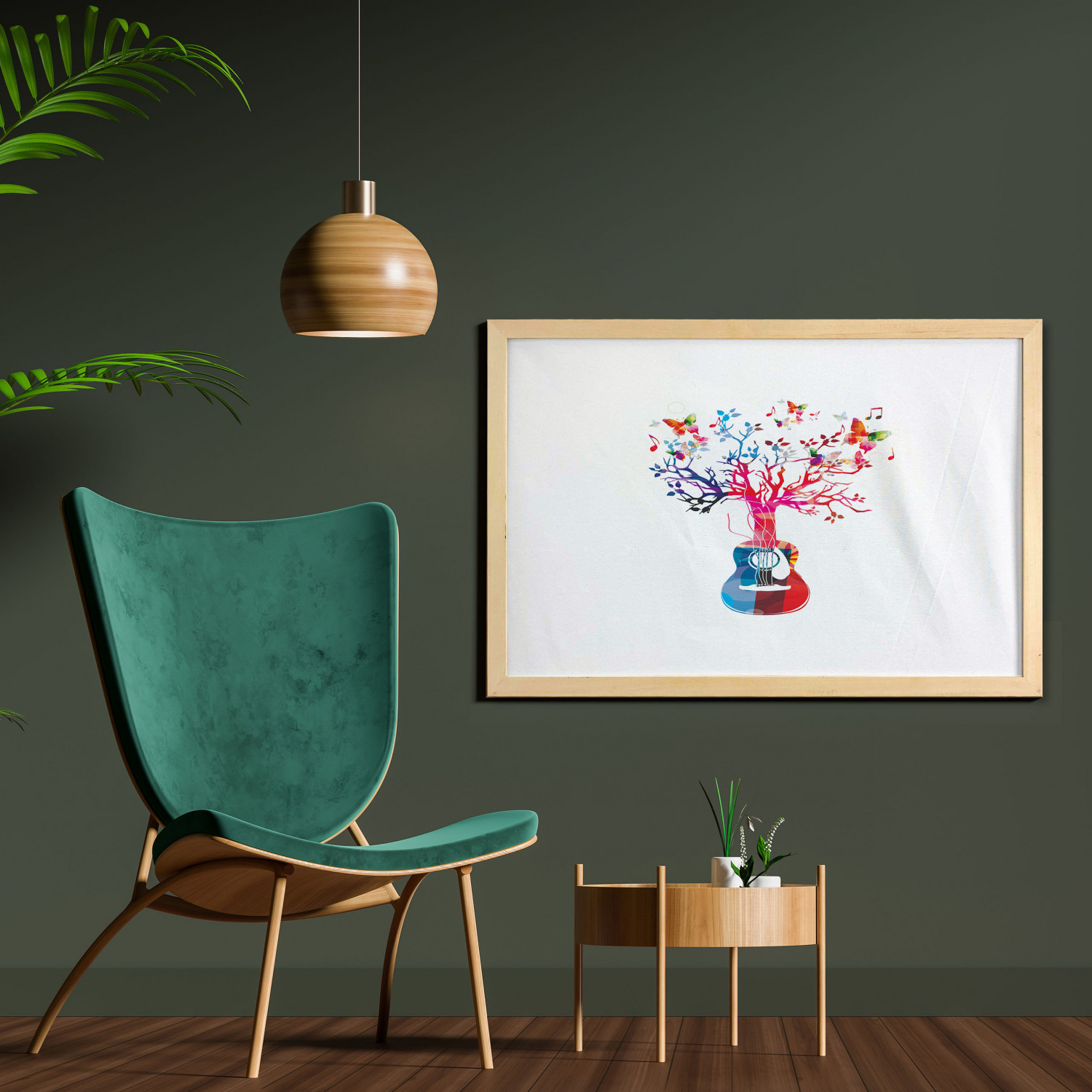 Ambesonne Guitar Wall Art with Wide Frame for Bathrooms Living Room - Picture 115 of 123