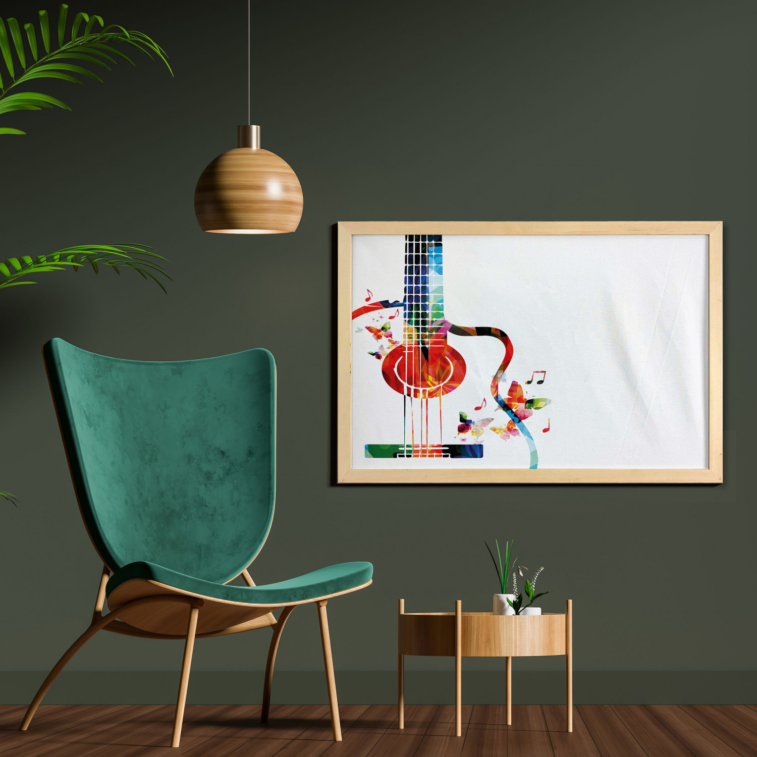 Ambesonne Guitar Wall Art with Wide Frame for Bathrooms Living Room - Picture 91 of 123