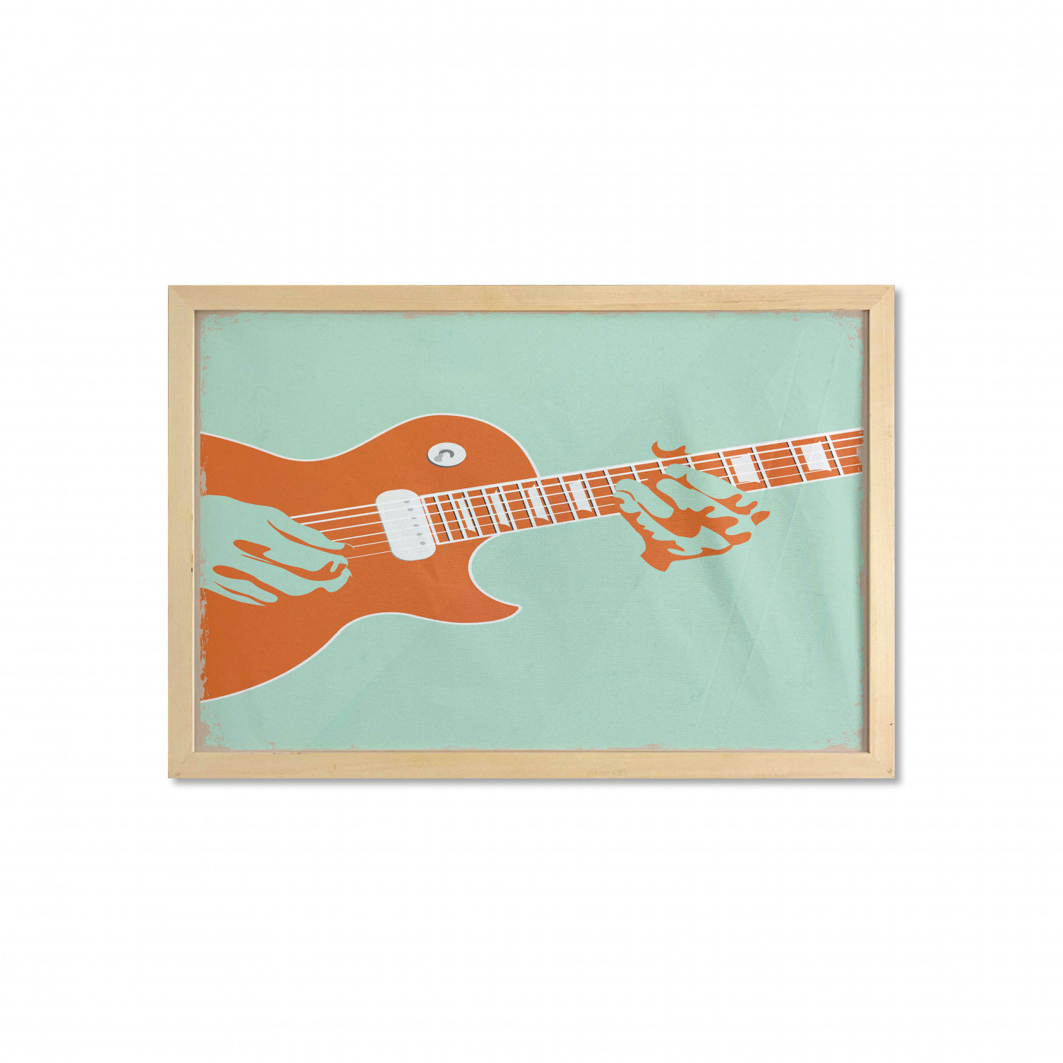 Ambesonne Guitar Wall Art with Wide Frame for Bathrooms Living Room - Picture 84 of 123