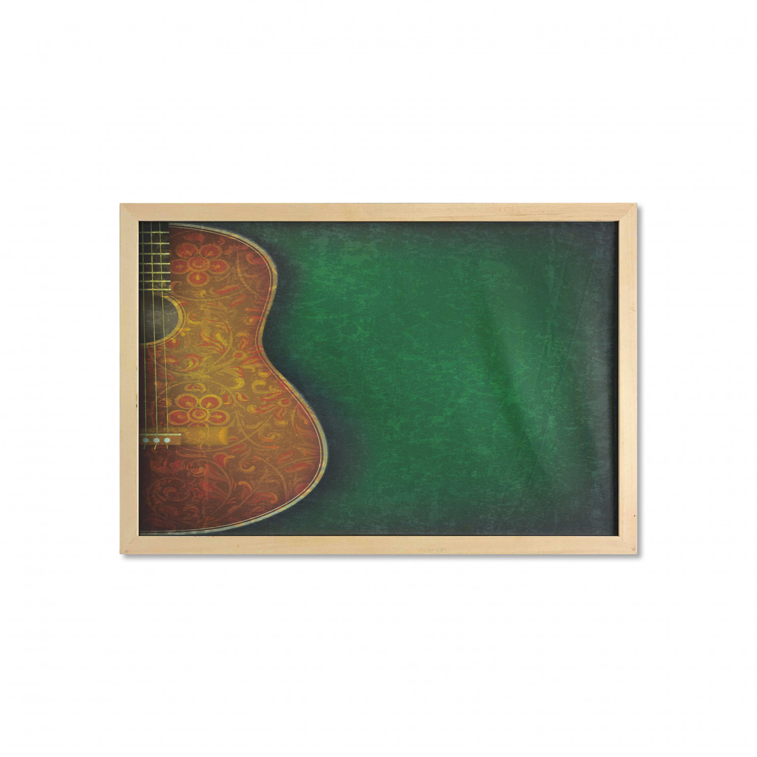 Ambesonne Guitar Wall Art with Wide Frame for Bathrooms Living Room - Picture 42 of 123