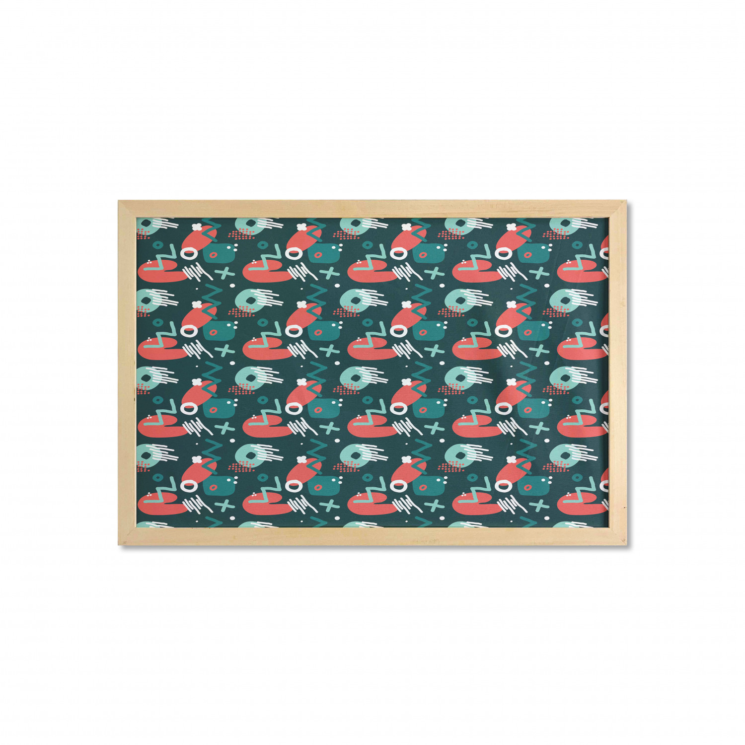 Ambesonne Hipster Wall Art with Wide Frame for Bathrooms Living Room - Picture 46 of 123