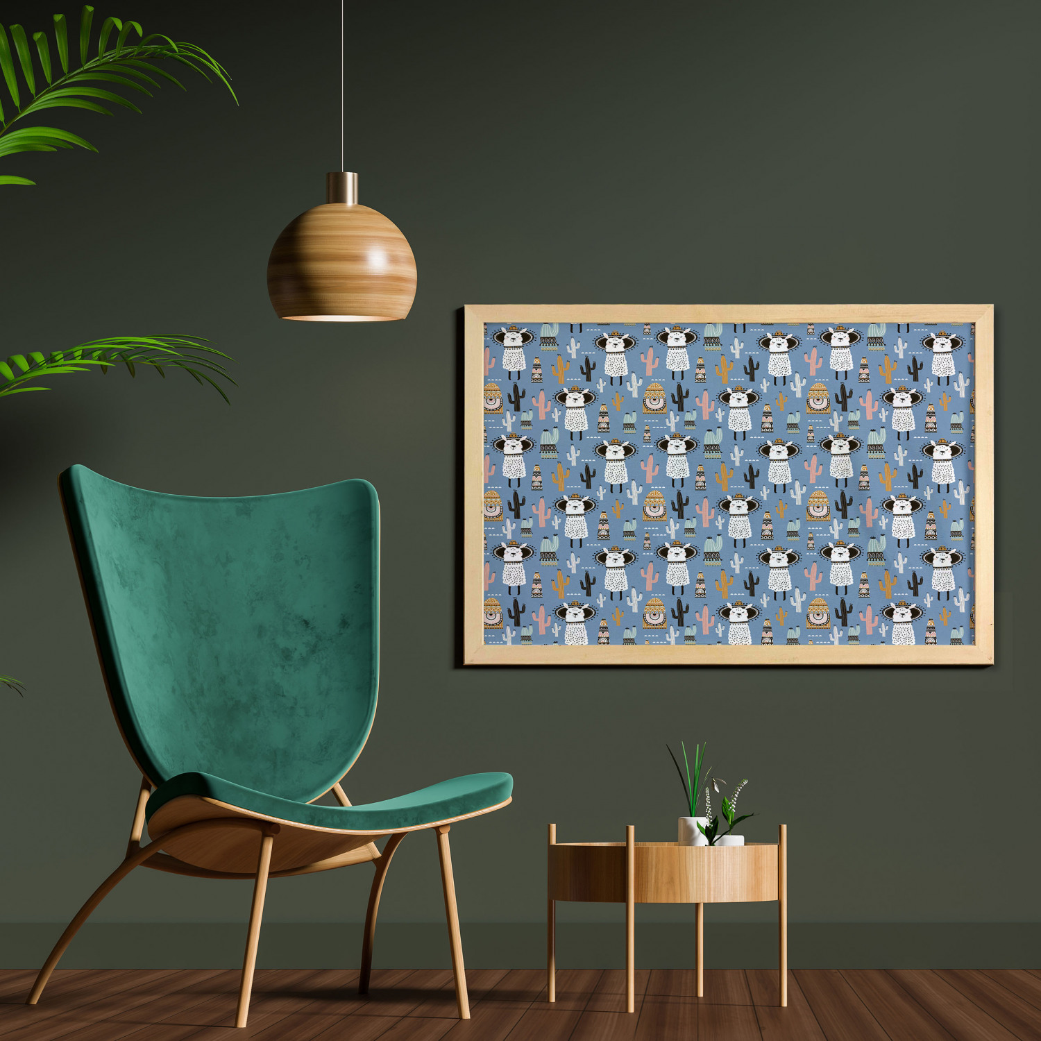 Ambesonne Hipster Wall Art with Wide Frame for Bathrooms Living Room - Picture 103 of 123