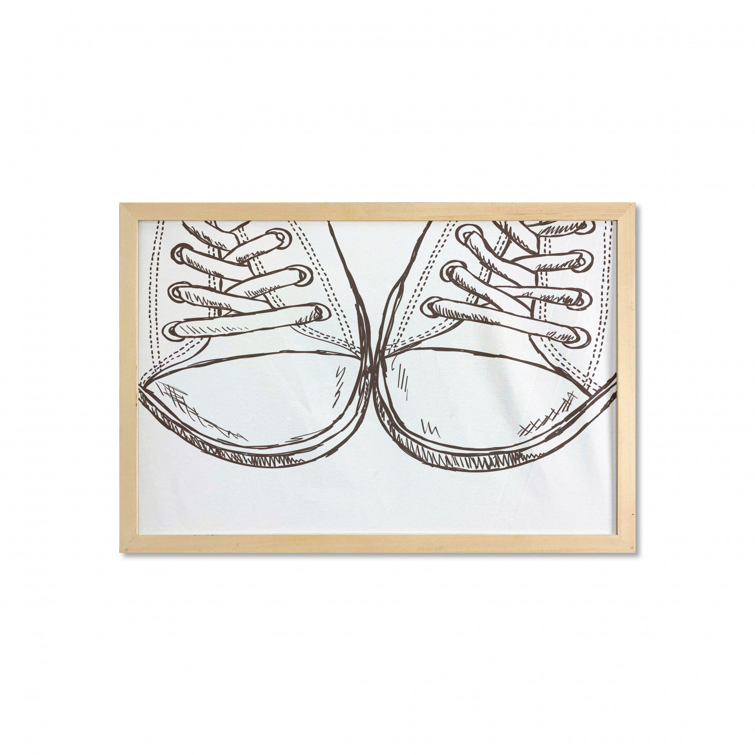 Ambesonne Hipster Wall Art with Wide Frame for Bathrooms Living Room - Picture 98 of 123
