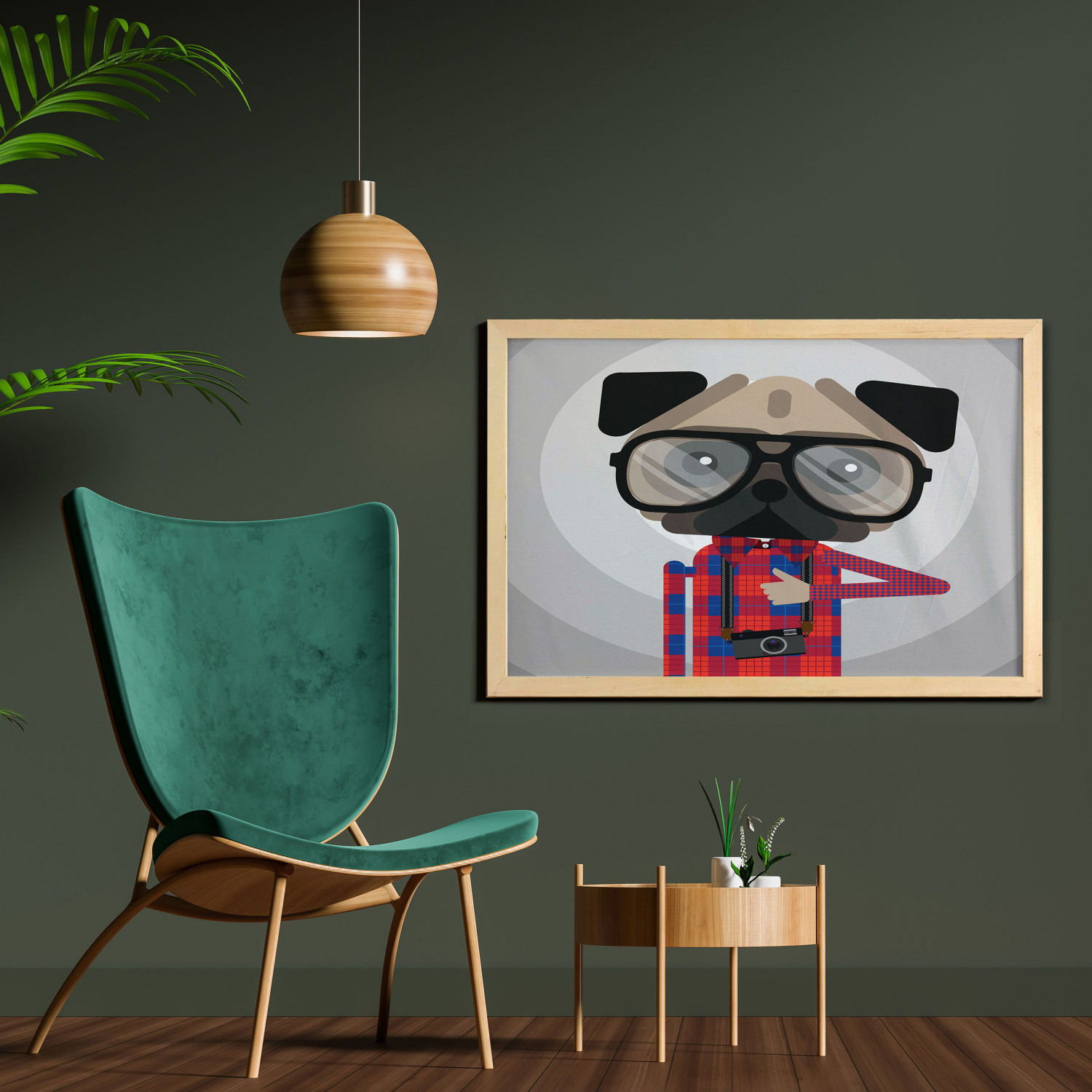 Ambesonne Hipster Wall Art with Wide Frame for Bathrooms Living Room - Picture 77 of 123