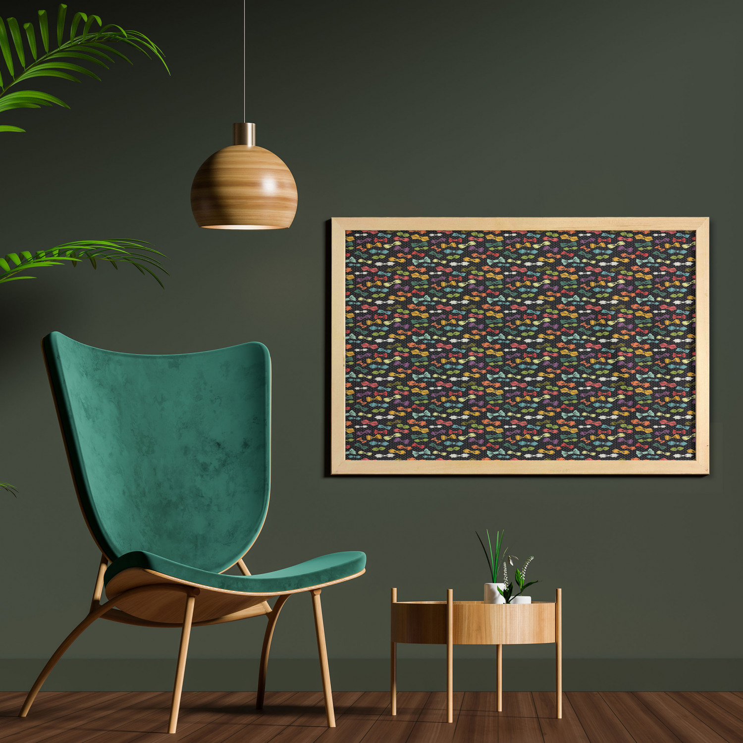 Ambesonne Hipster Wall Art with Wide Frame for Bathrooms Living Room - Picture 113 of 123