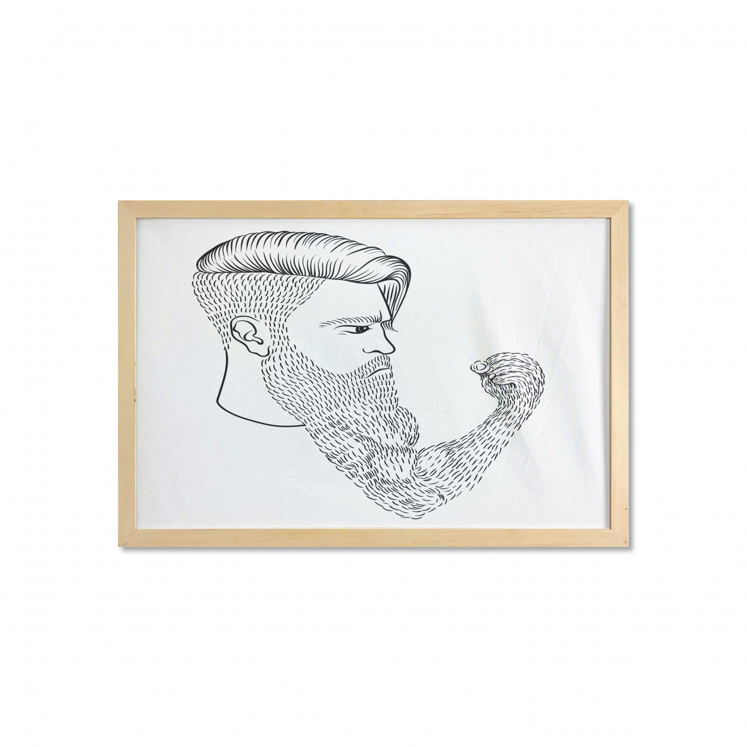 Ambesonne Hipster Wall Art with Wide Frame for Bathrooms Living Room - Picture 90 of 123