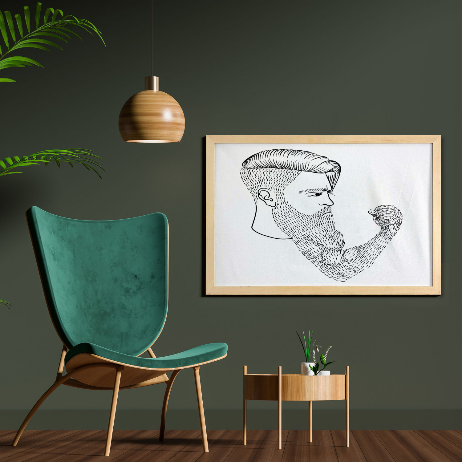 Ambesonne Hipster Wall Art with Wide Frame for Bathrooms Living Room - Picture 91 of 123