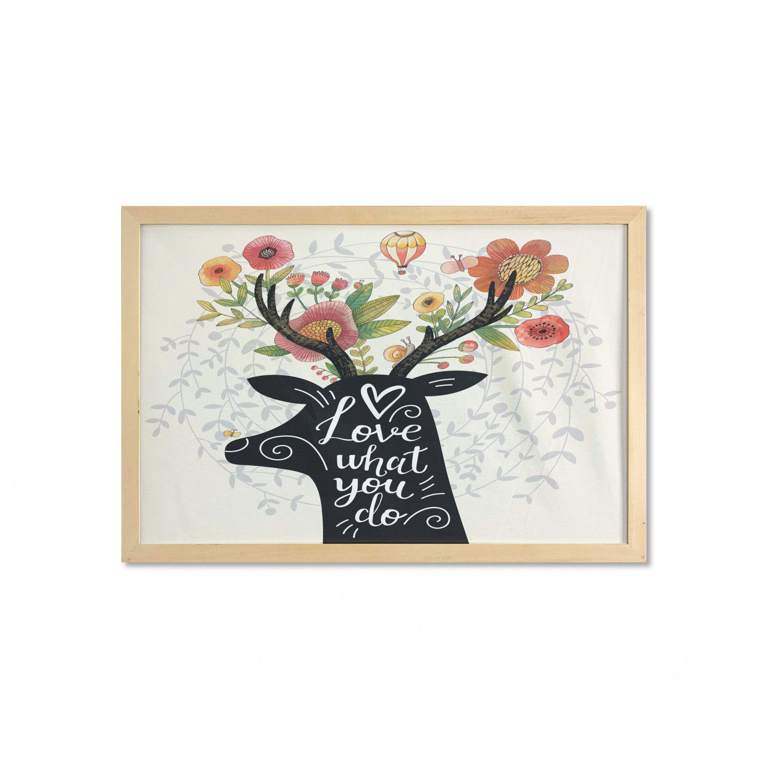 Ambesonne Hipster Wall Art with Wide Frame for Bathrooms Living Room - Picture 120 of 123