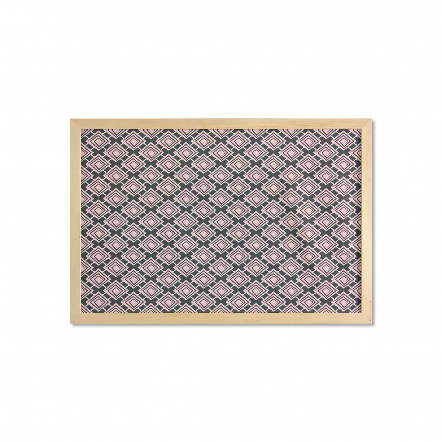 Ambesonne Geometric Motif Wall Art with Wide Frame for Bathrooms Living Room - Picture 64 of 123