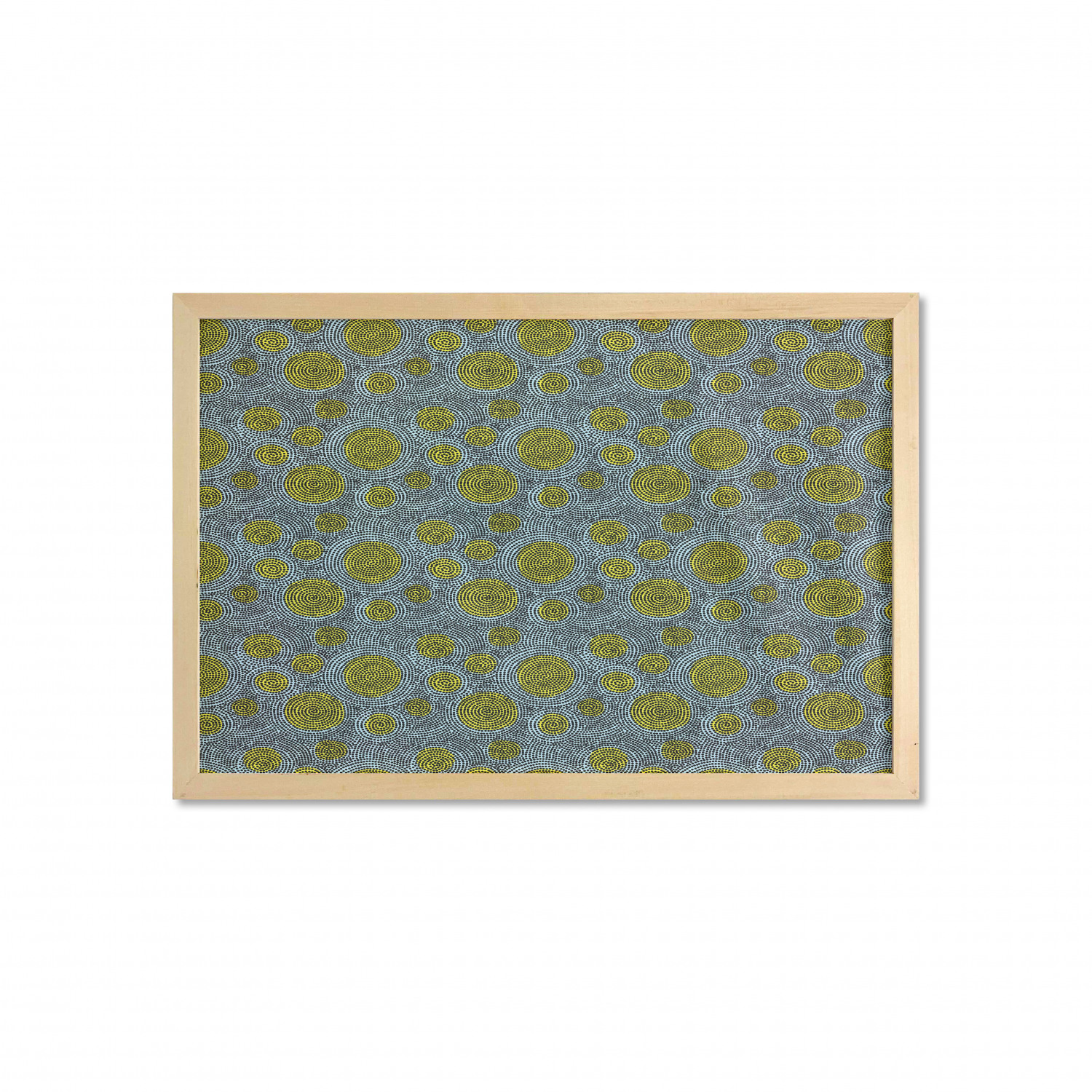 Ambesonne Geometric Motif Wall Art with Wide Frame for Bathrooms Living Room - Picture 22 of 123