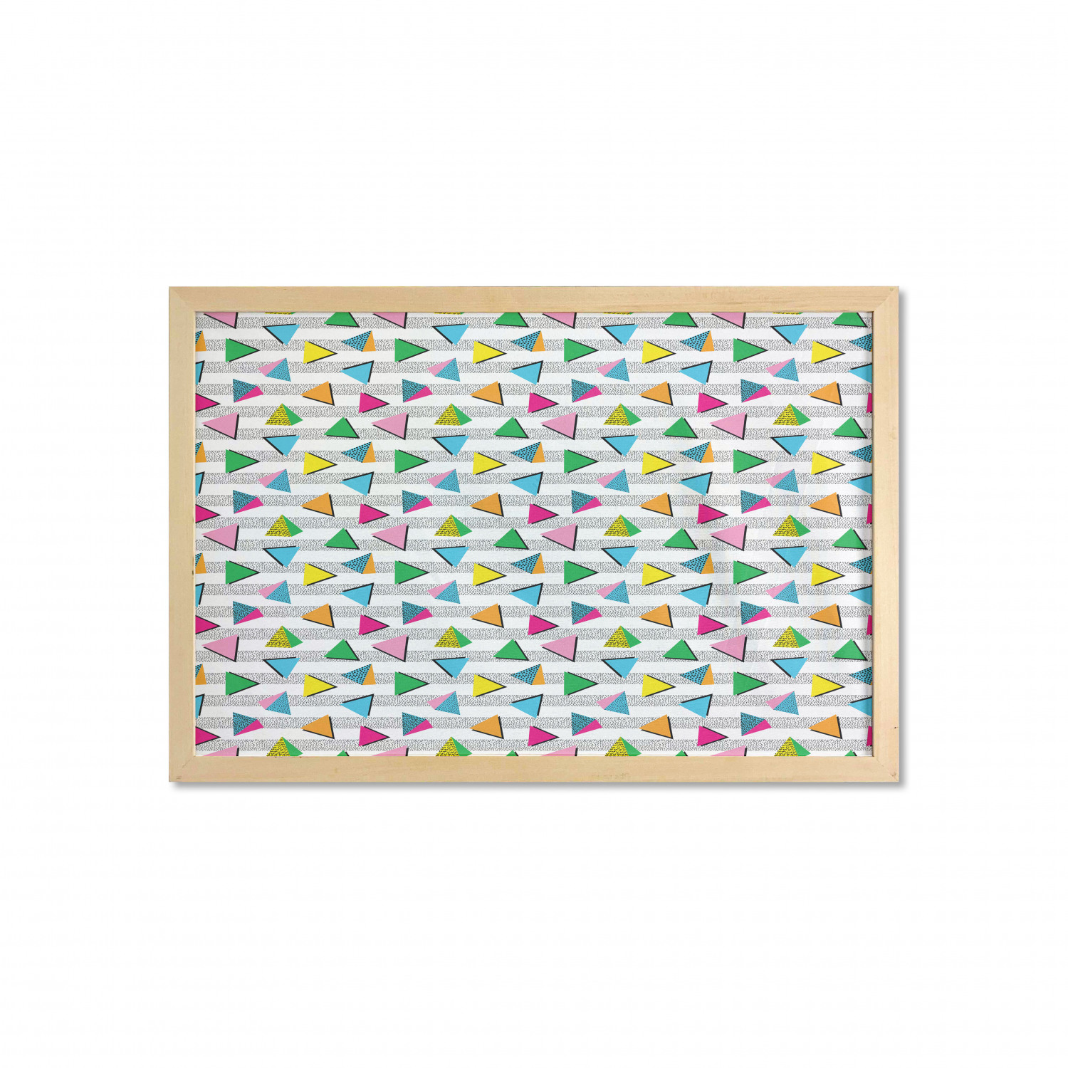Ambesonne Geometric Motif Wall Art with Wide Frame for Bathrooms Living Room - Picture 108 of 123