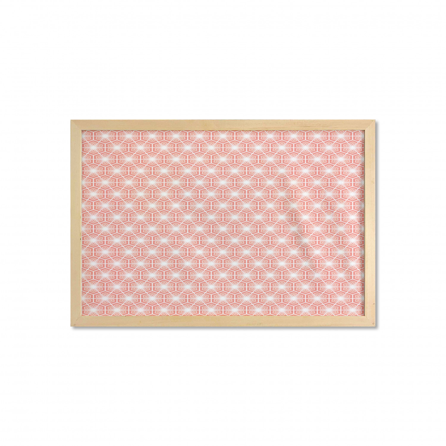 Ambesonne Geometric Motif Wall Art with Wide Frame for Bathrooms Living Room - Picture 56 of 123