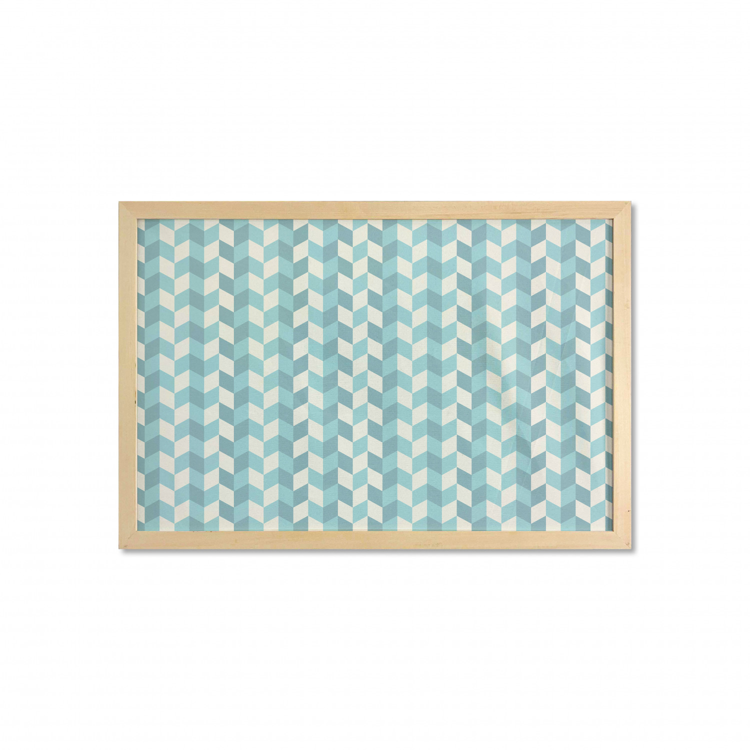 Ambesonne Geometric Motif Wall Art with Wide Frame for Bathrooms Living Room - Picture 122 of 123