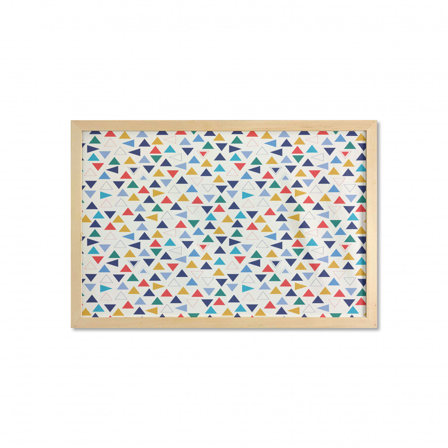 Ambesonne Geometric Motif Wall Art with Wide Frame for Bathrooms Living Room - Picture 32 of 123