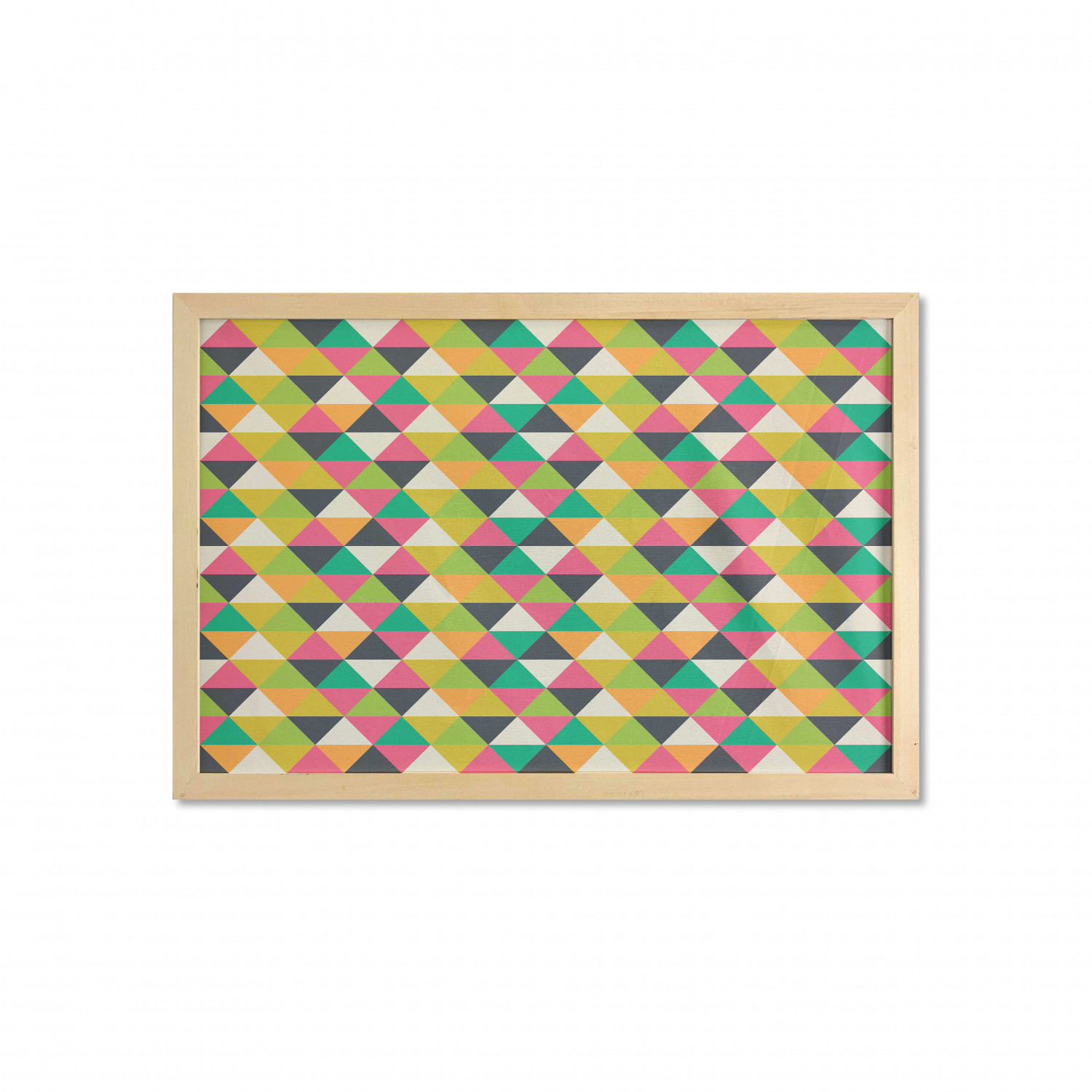 Ambesonne Geometric Motif Wall Art with Wide Frame for Bathrooms Living Room - Picture 84 of 123