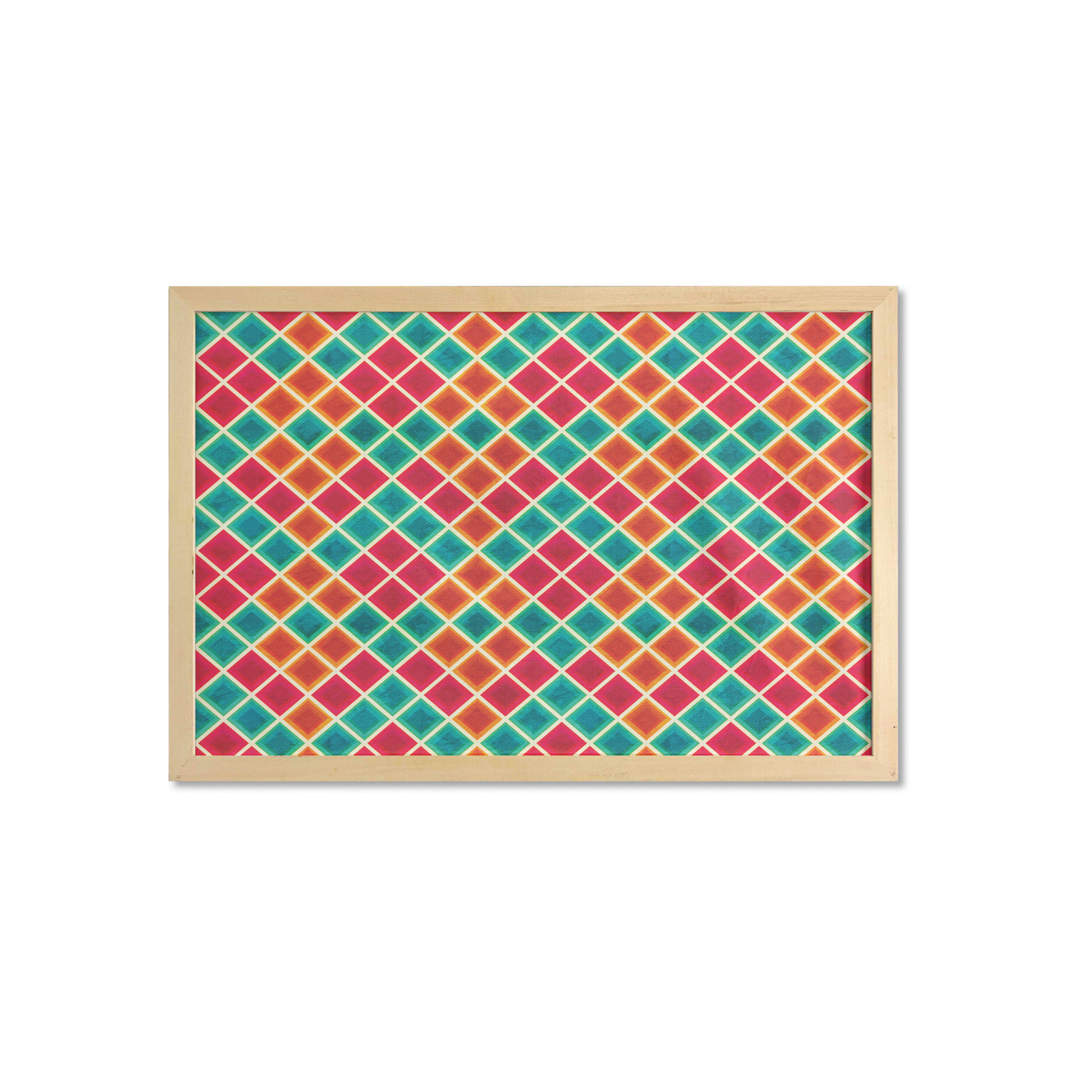 Ambesonne Geometric Motif Wall Art with Wide Frame for Bathrooms Living Room - Picture 114 of 123