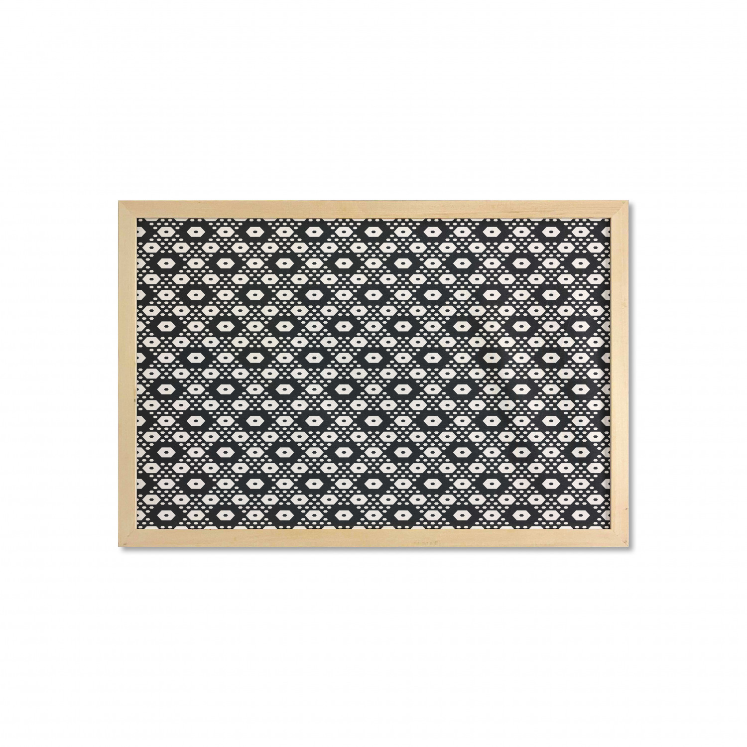 Ambesonne Geometric Motif Wall Art with Wide Frame for Bathrooms Living Room - Picture 16 of 123
