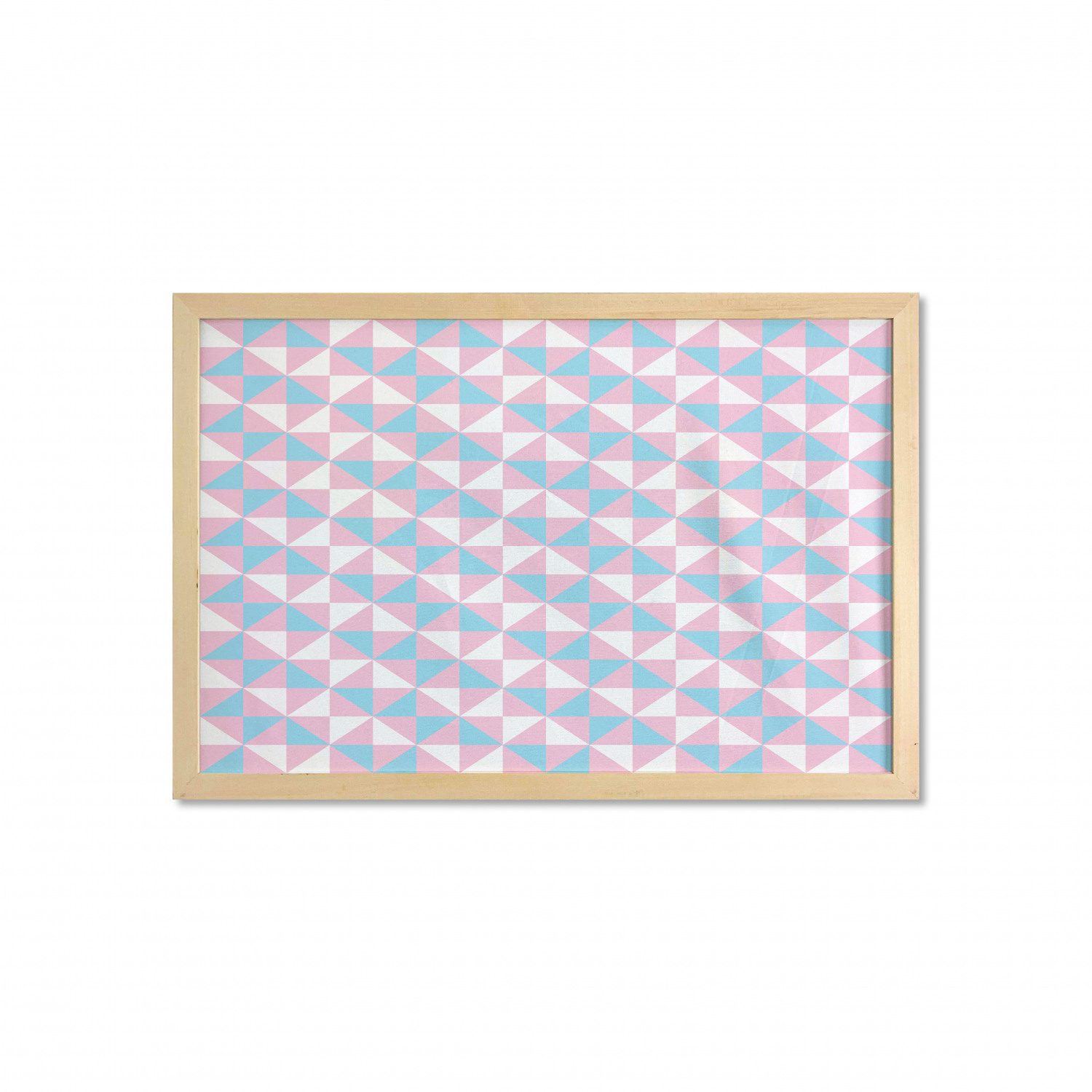 Ambesonne Geometric Motif Wall Art with Wide Frame for Bathrooms Living Room - Picture 44 of 123