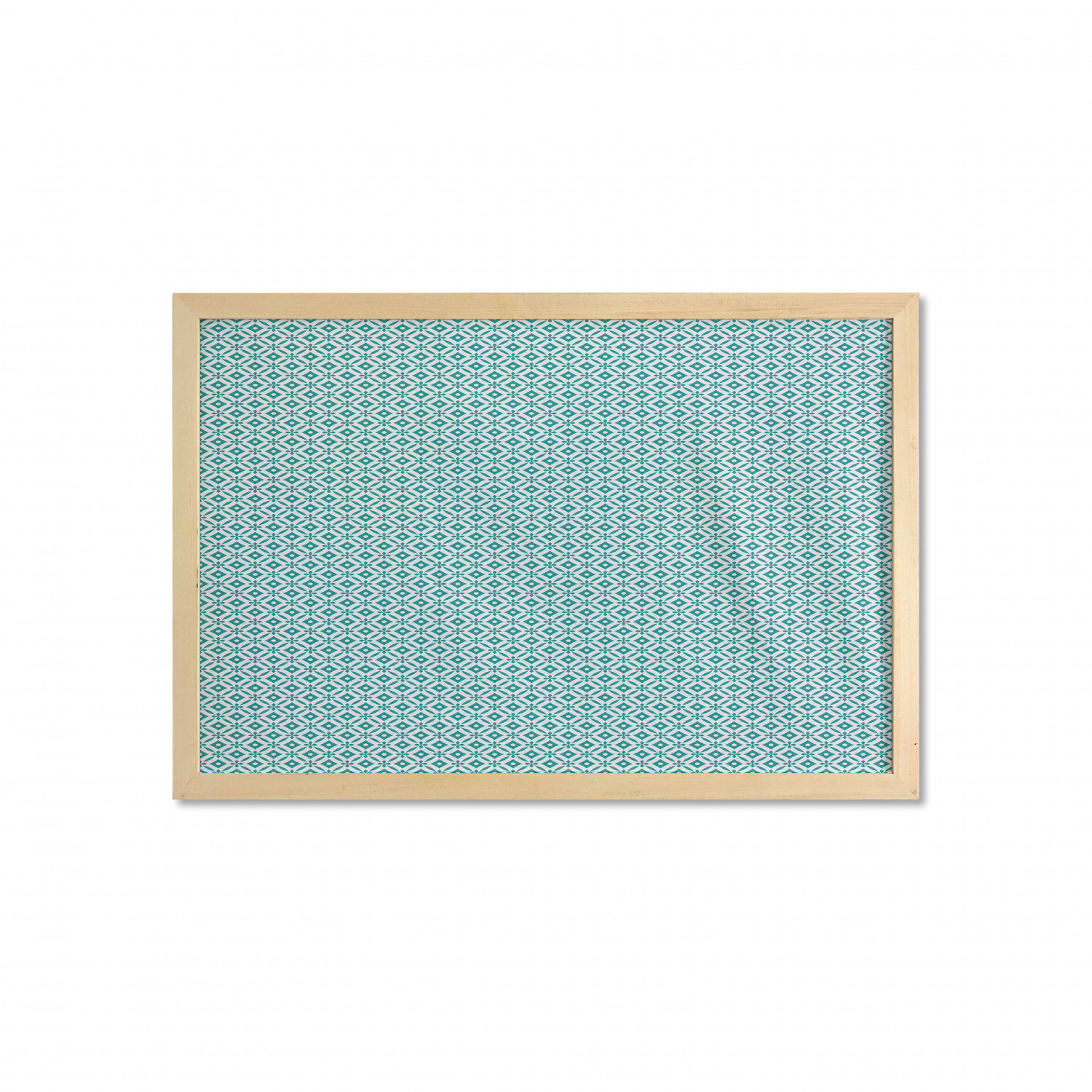 Ambesonne Geometric Motif Wall Art with Wide Frame for Bathrooms Living Room - Picture 50 of 123