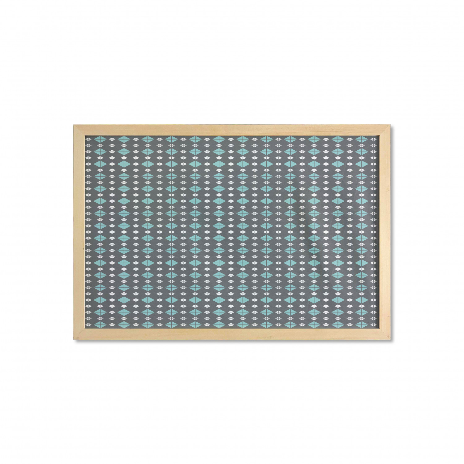 Ambesonne Geometric Motif Wall Art with Wide Frame for Bathrooms Living Room - Picture 106 of 123